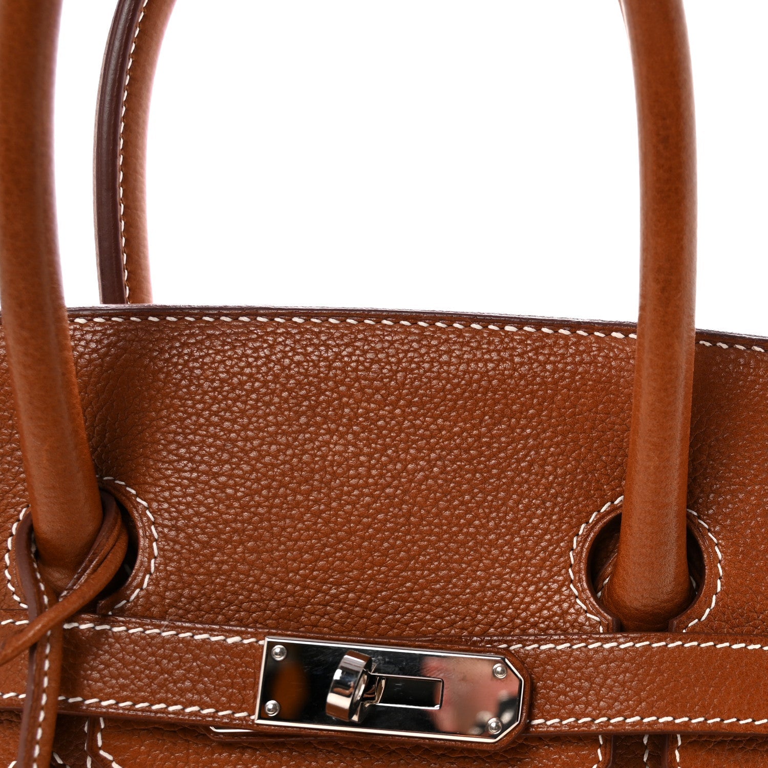 HERMES BIRKIN 35 FAUVE BARENIA FAUBOURG SILVER HARDWARE