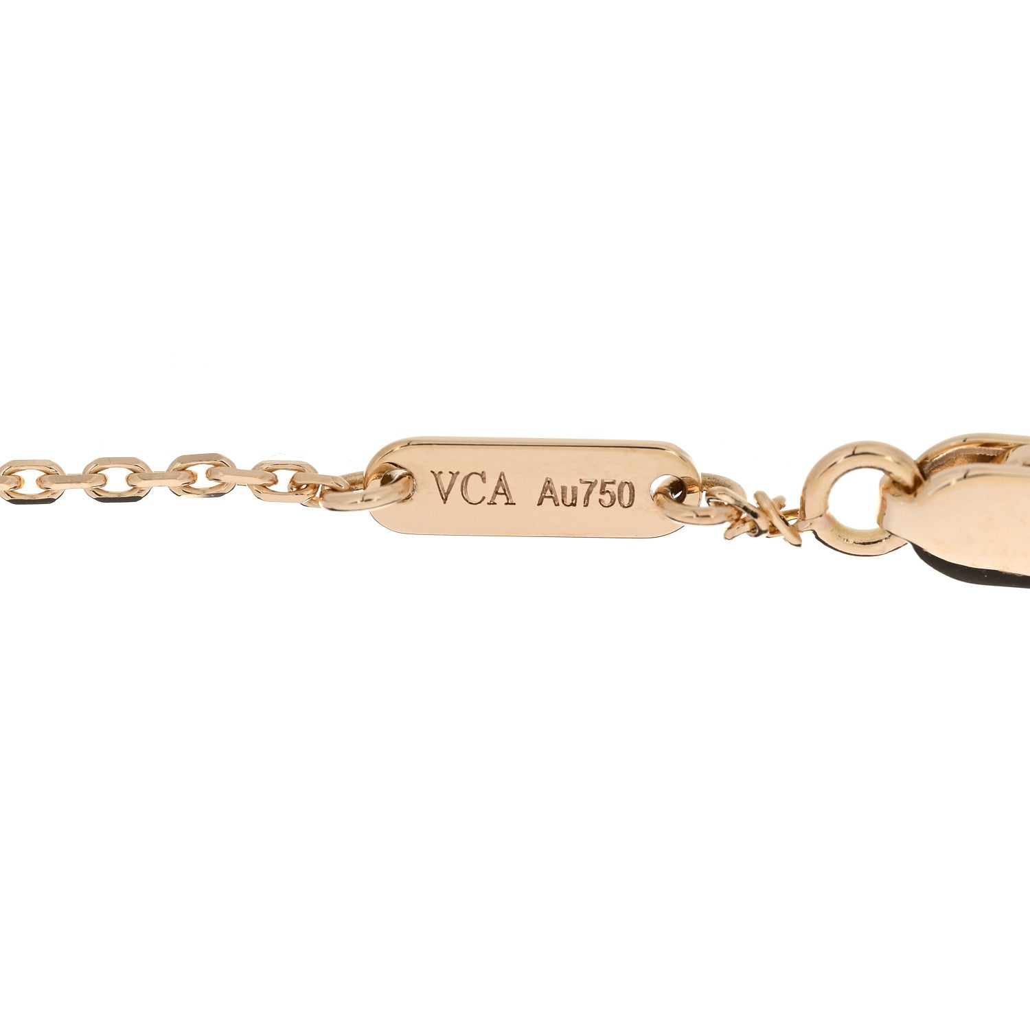 Van Cleef & Arpels 18K Yellow Gold Mother-of-Pearl Sweet Alhambra Bracelet