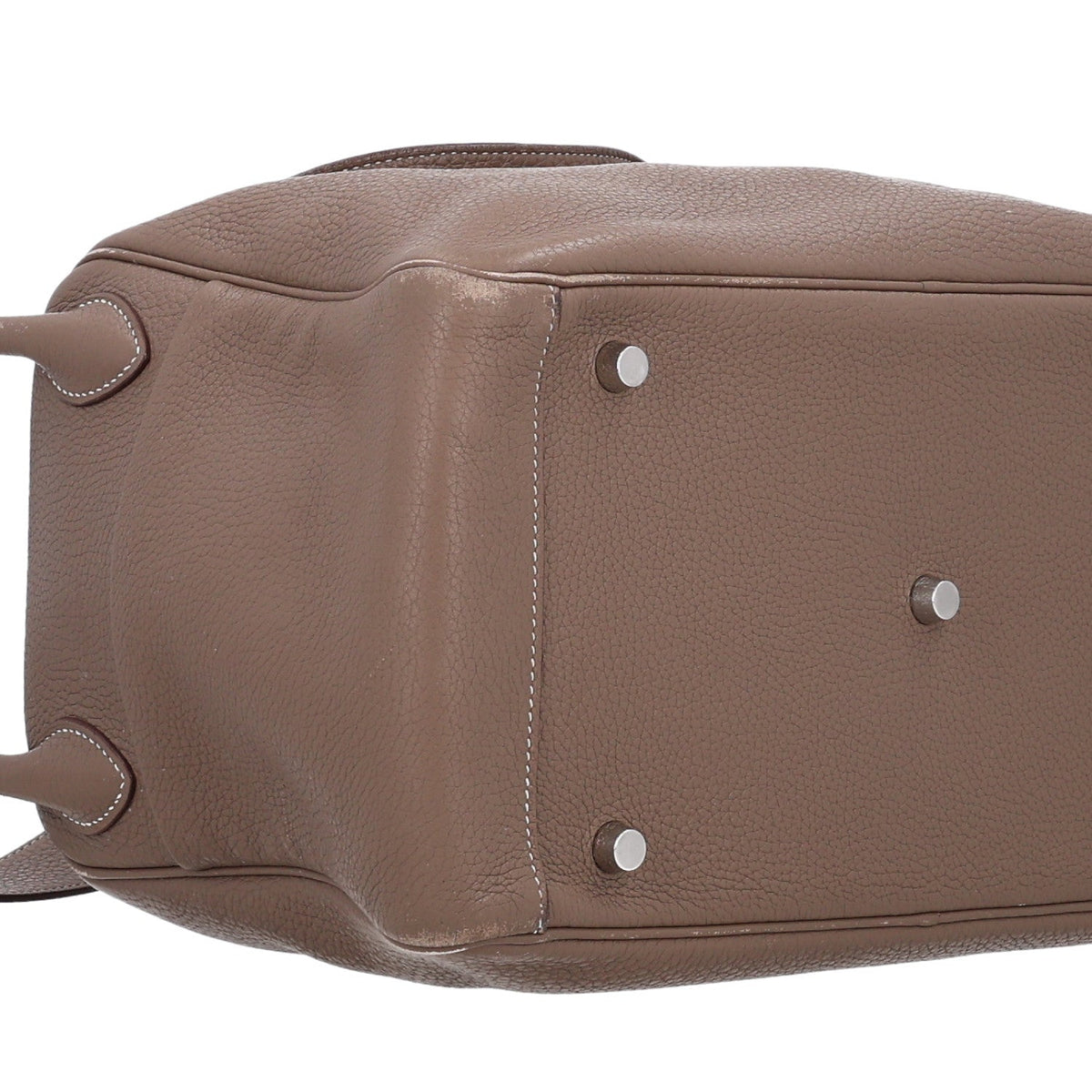 Hermes Lindy 30 Etoupe Taurillon Clemence Silver Hardware