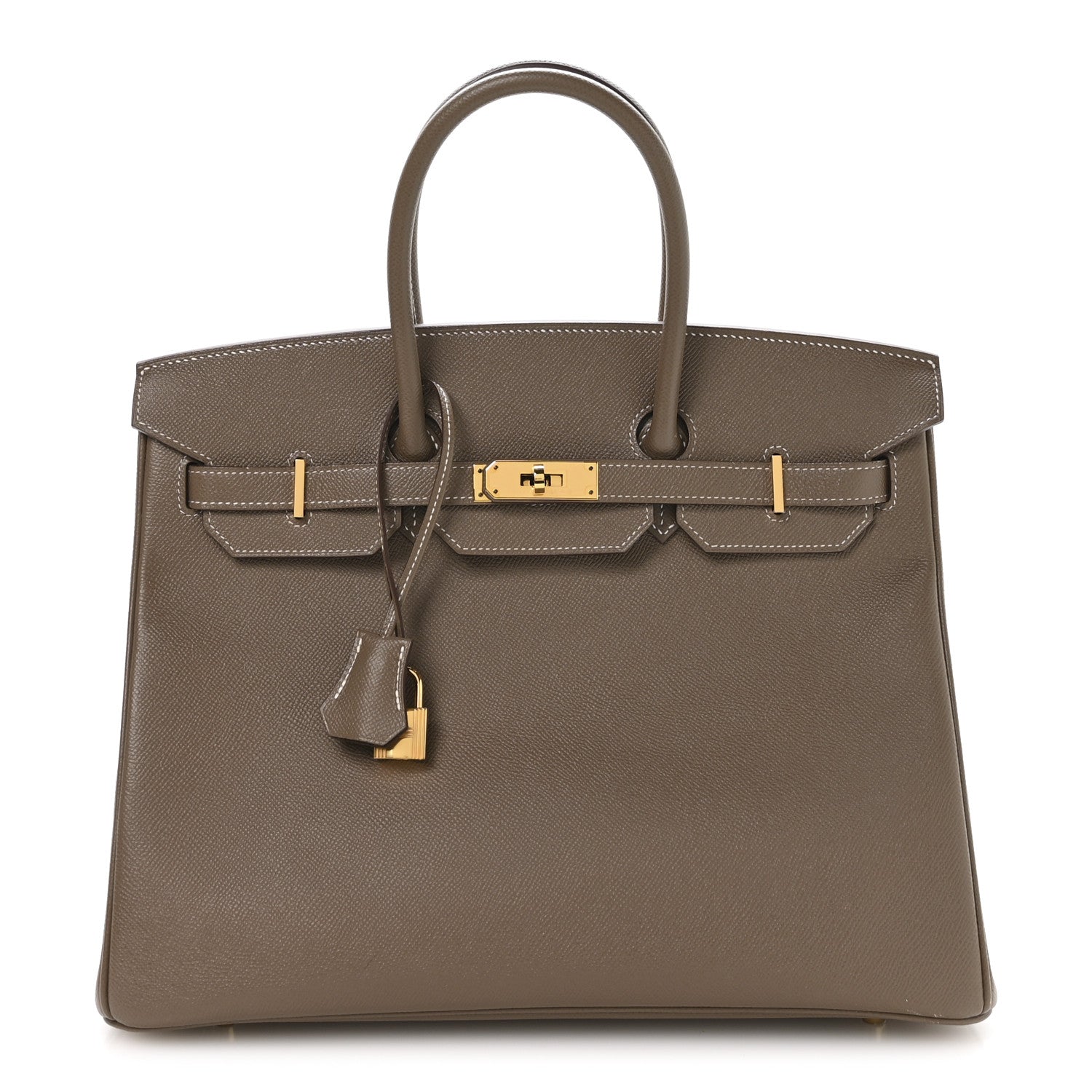 エルメス バーキン 35 Etoupe エプソン ゴールド金具 HERMES BIRKIN 35 ETOUPE EPSOM GOLD HARDWARE