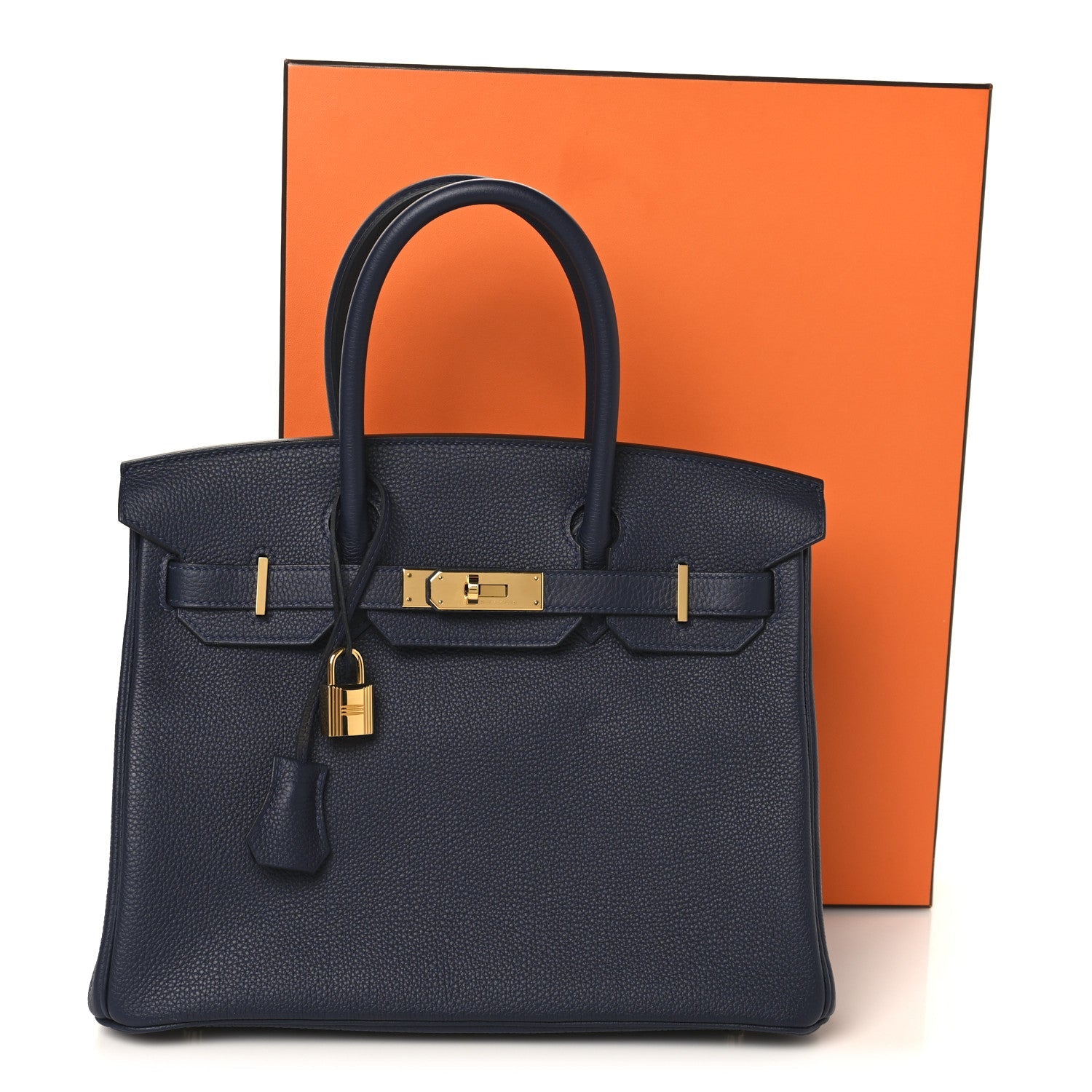 Hermès Birkin 30 Bleu Nuit Togo Gold Hardware