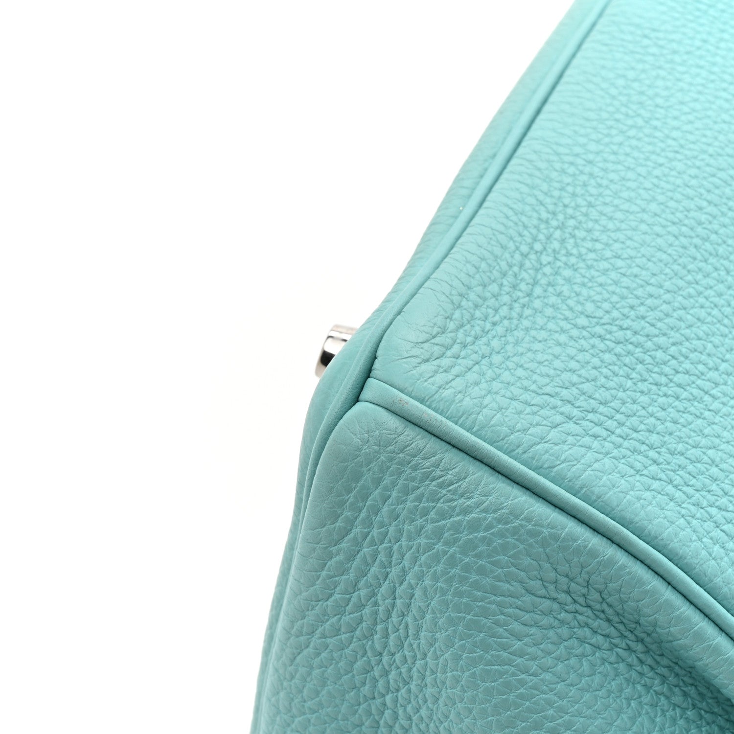 HERMES BIRKIN 30 BLEU ATOLL TOGO SILVER HARDWARE