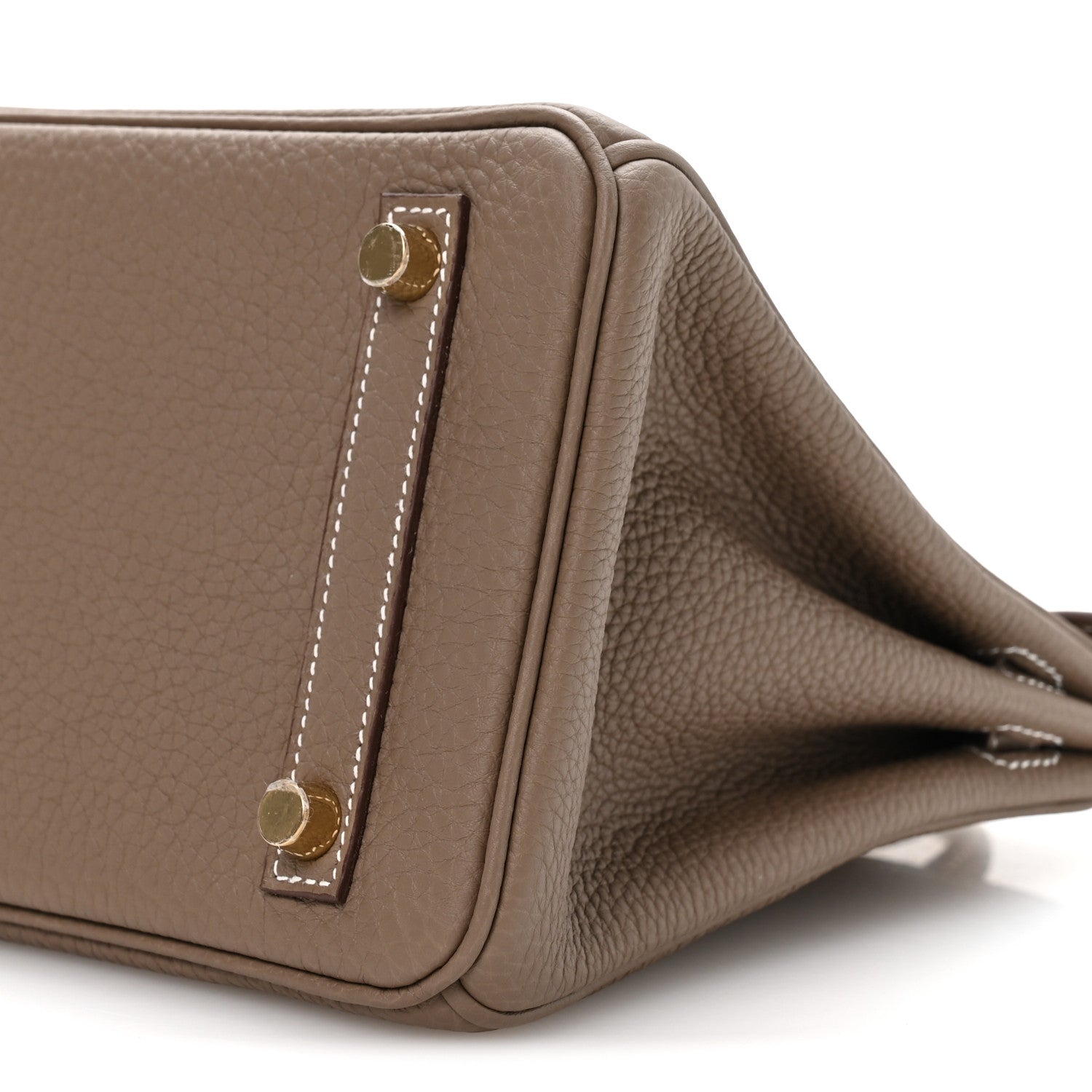 HERMES BIRKIN 25 ETOUPE TOGO GOLD HARDWARE