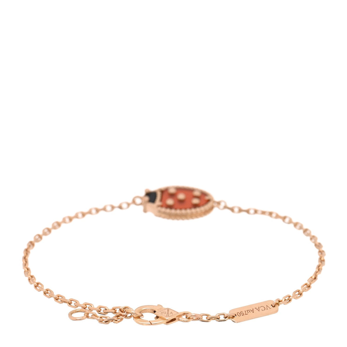 Van Cleef & Arpels Lucky Spring Bracelet, Multicolor, 18K Rose Gold