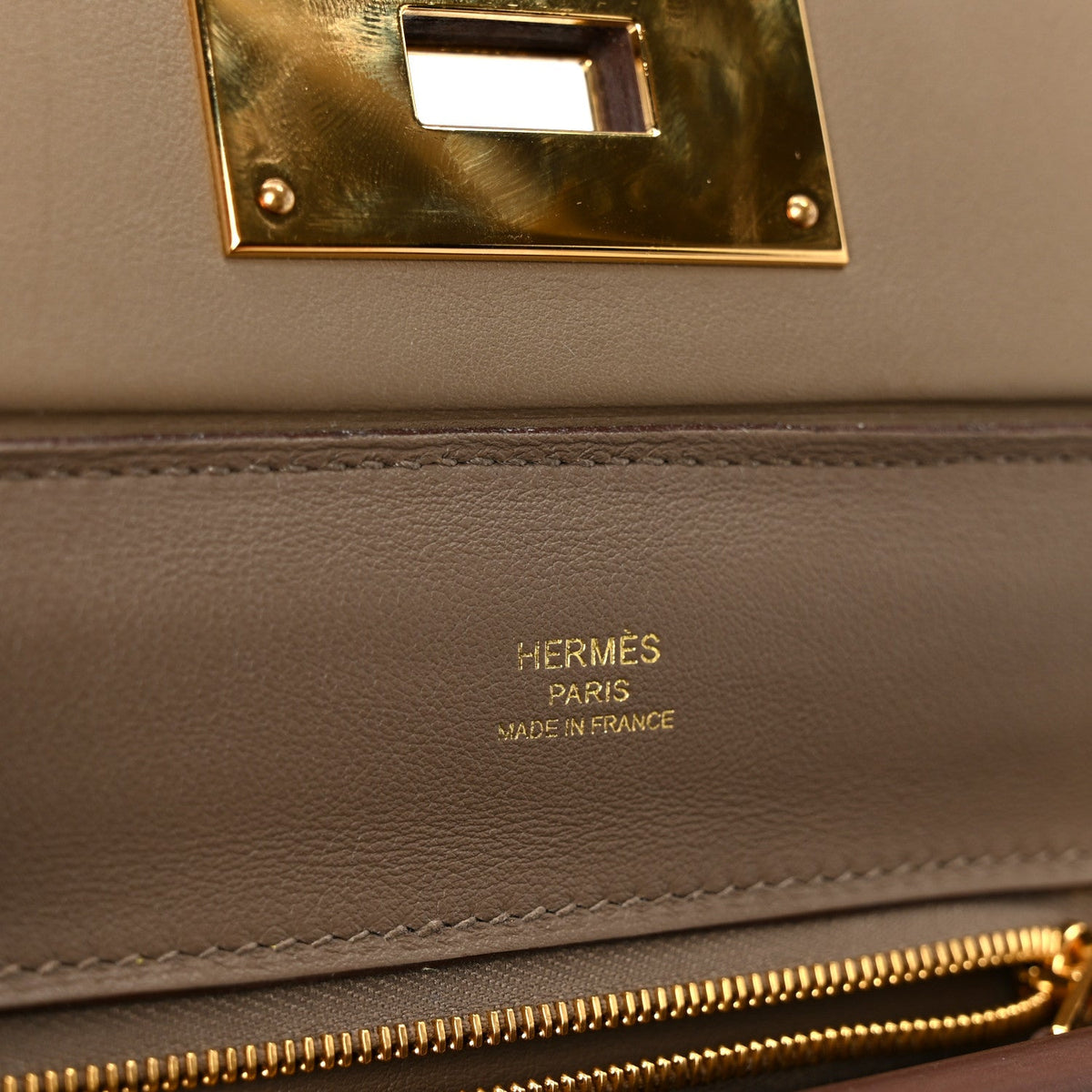エルメス 24/24 ミニヴァンキャトル 21 Etoupe エバーカラー / スイフト ゴールド金具 HERMES 24/24 21 ETOUPE EVERCOLOR / SWIFT GOLD HARDWARE