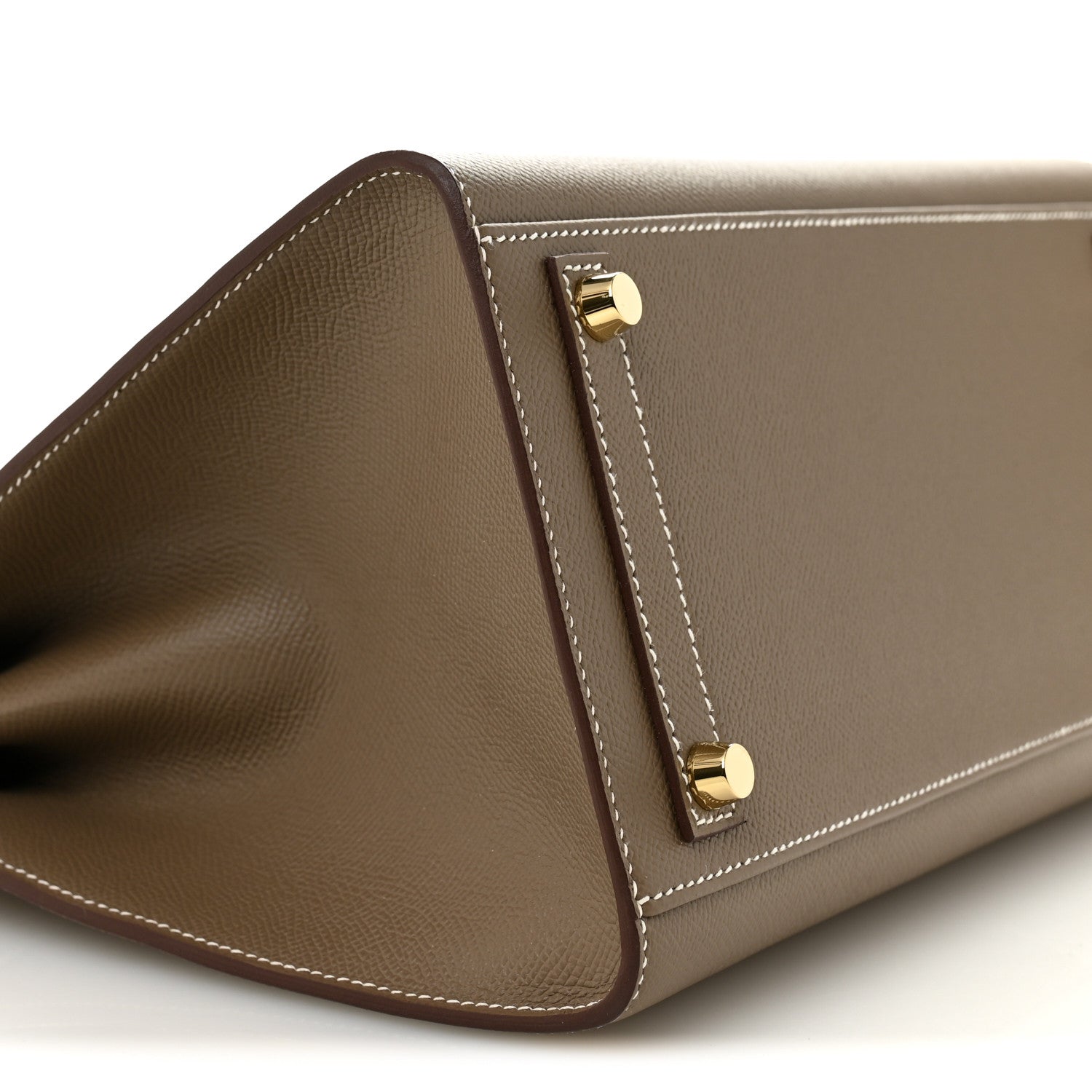 HERMES BIRKIN 30 SELLIER ETOUPE EPSOM GOLD HARDWARE