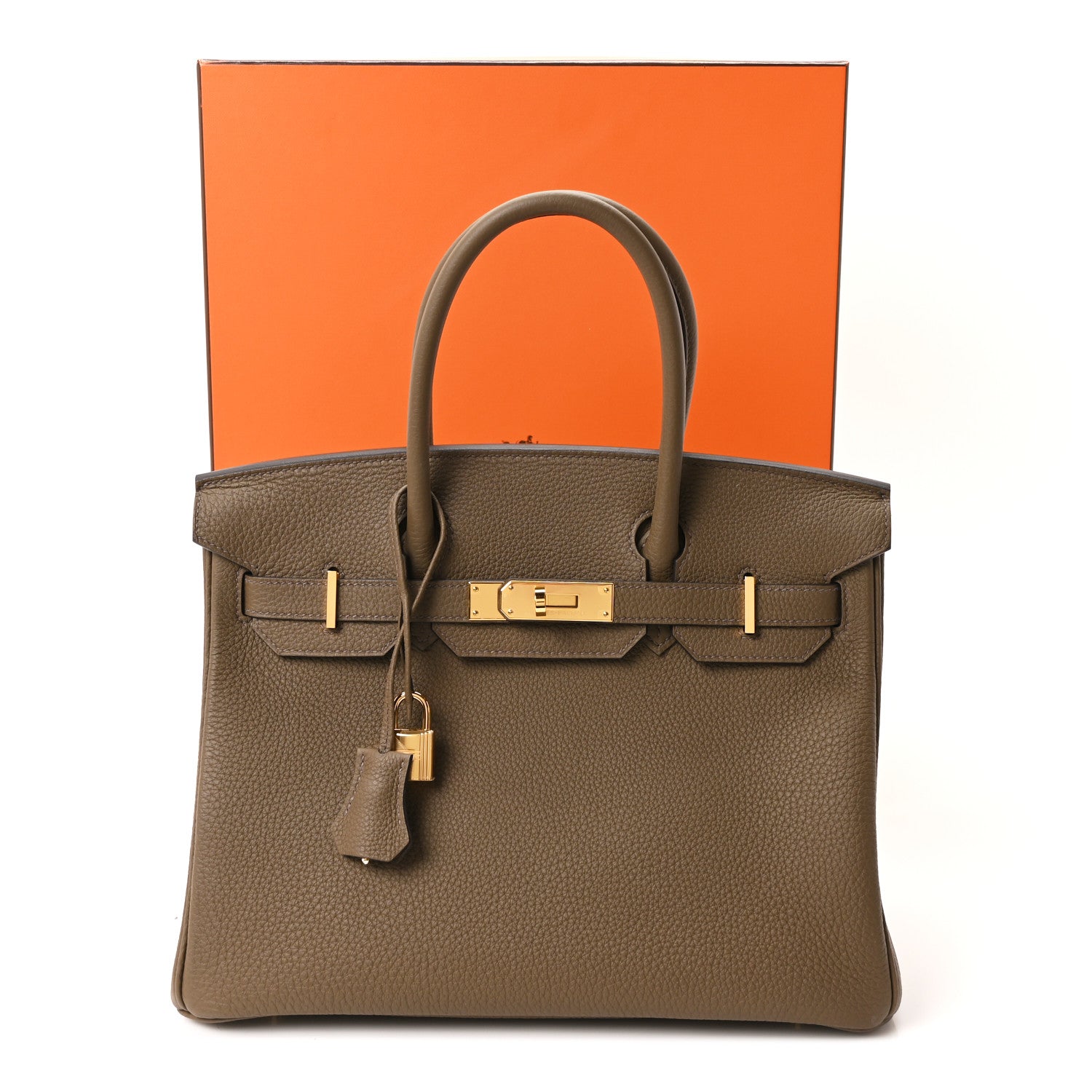 HERMES BIRKIN 30 TOUNDRA TOGO GOLD HARDWARE