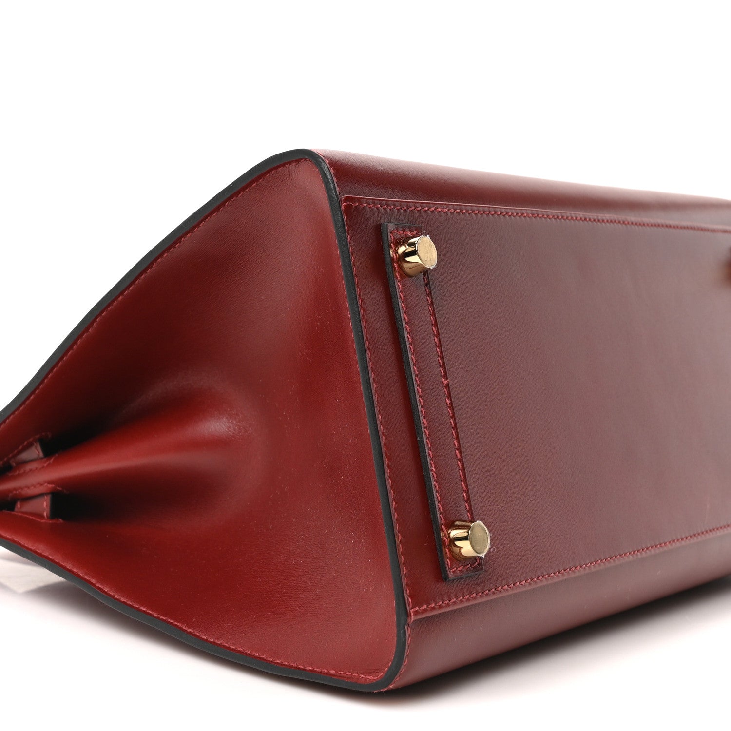HERMES BIRKIN 30 SELLIER ROUGE H BOX GOLD HARDWARE