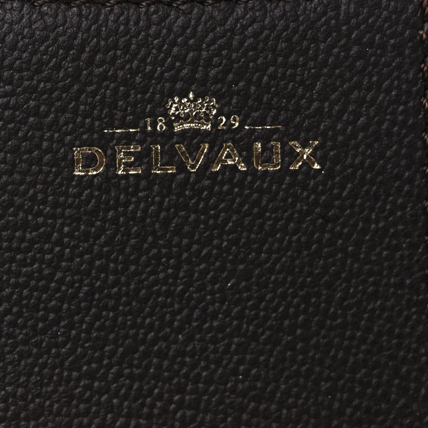 デルヴォー ブリヨン ミニ バイカラー サッチェル Black グレインドカーフスキン ゴールド金具 DELVAUX BRILLANT MINI BI-COLOR SATCHEL BLACK GRAINED CALFSKIN GOLD HARDWARE