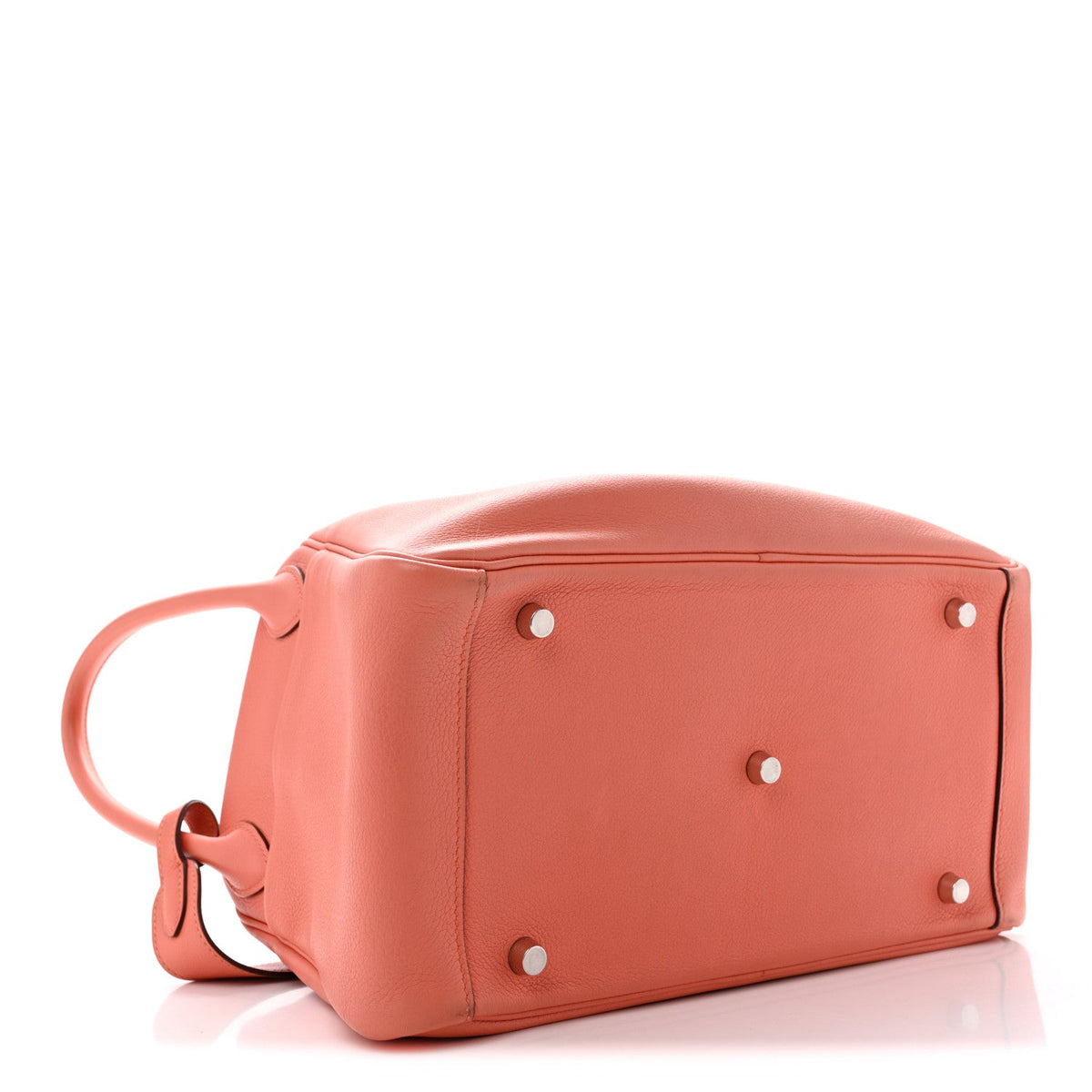 Hermès Lindy 30 Flamingo Evercolor Silver Hardware
