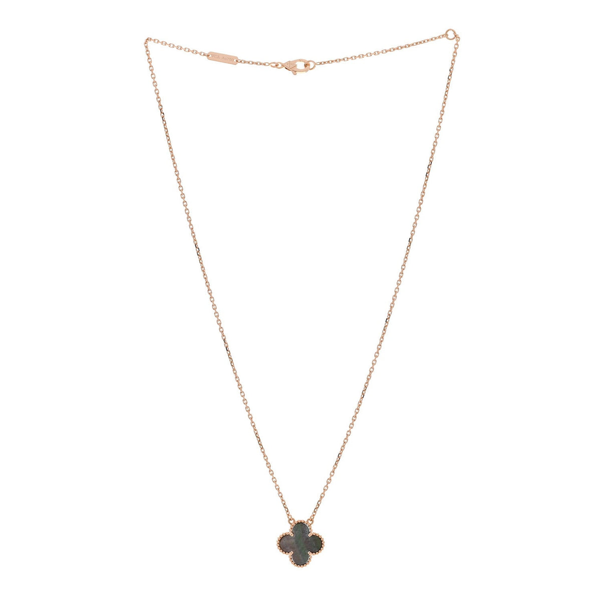ヴァンクリーフ&アーペル ヴィンテージアルハンブラ ペンダントネックレス マザーオブパール 18K ローズゴールド VAN CLEEF & ARPELS VINTAGE ALHAMBRA PENDANT NECKLACE MOTHER OF PEARL 18K ROSE GOLD