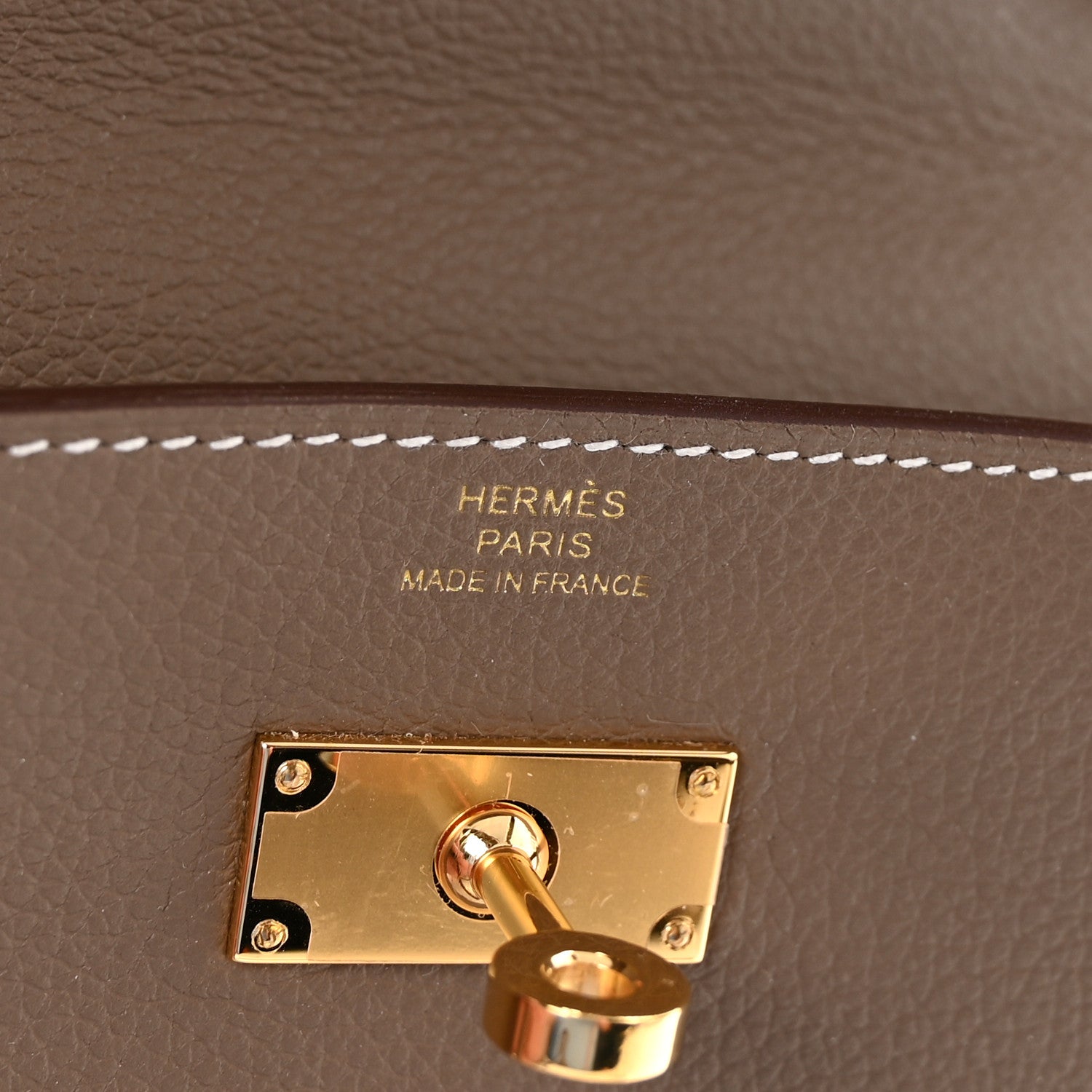 エルメス ケリートゥーゴー 長財布 Etoupe エバーカラー ゴールド金具 HERMES KELLY TO GO WALLET ETOUPE EVERCOLOR GOLD HARDWARE