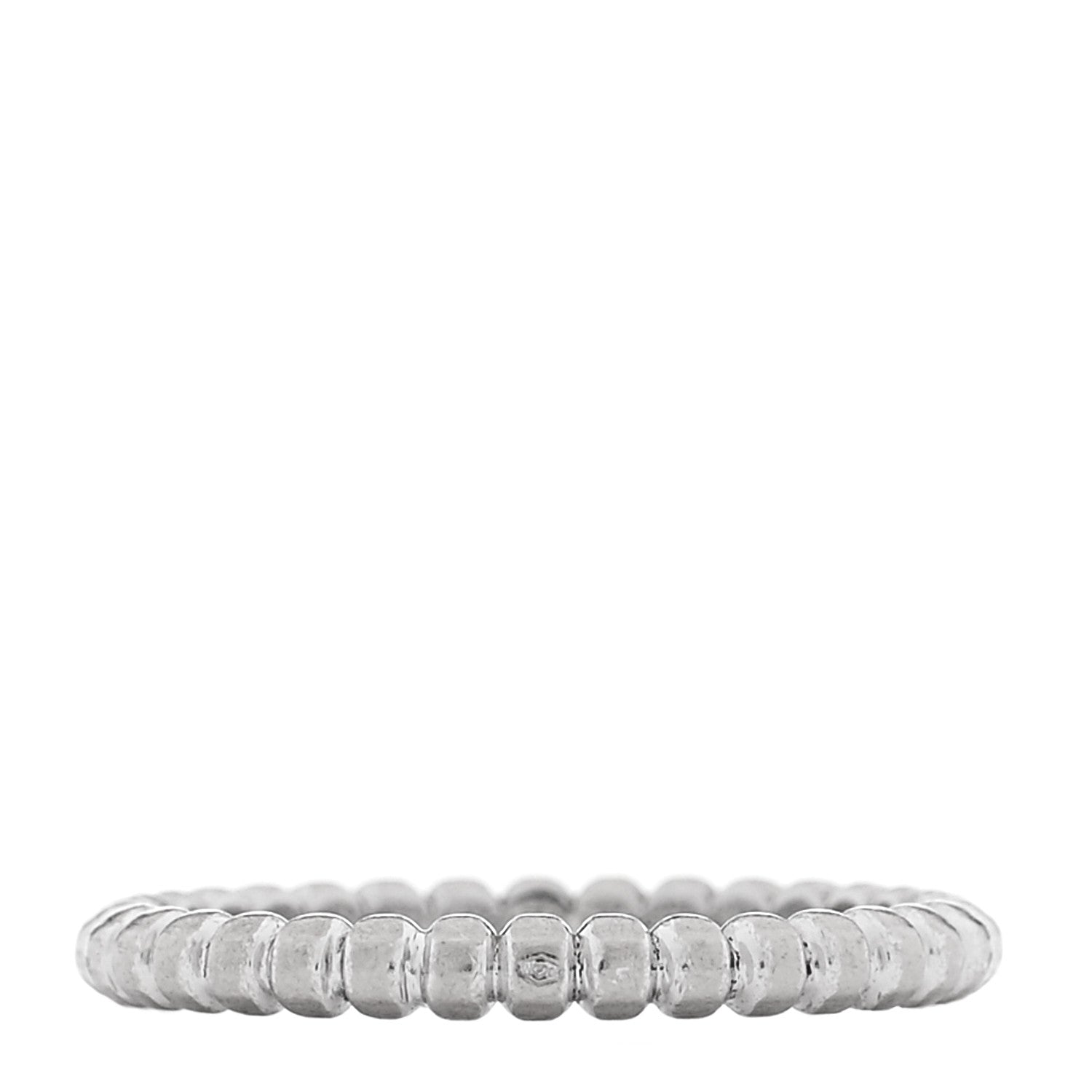 ヴァンクリーフ&アーペル スモール ペルレ リング 18K ホワイトゴールド VAN CLEEF & ARPELS SMALL PERLÉE RING 18K WHITE GOLD