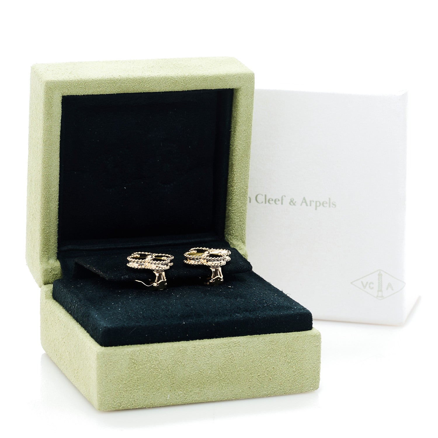 ヴァンクリーフ&アーペル ヴィンテージアルハンブラ ピアス ブラックオニキス 18K イエローゴールド VAN CLEEF & ARPELS VINTAGE ALHAMBRA EARRINGS BLACK ONYX 18K YELLOW GOLD