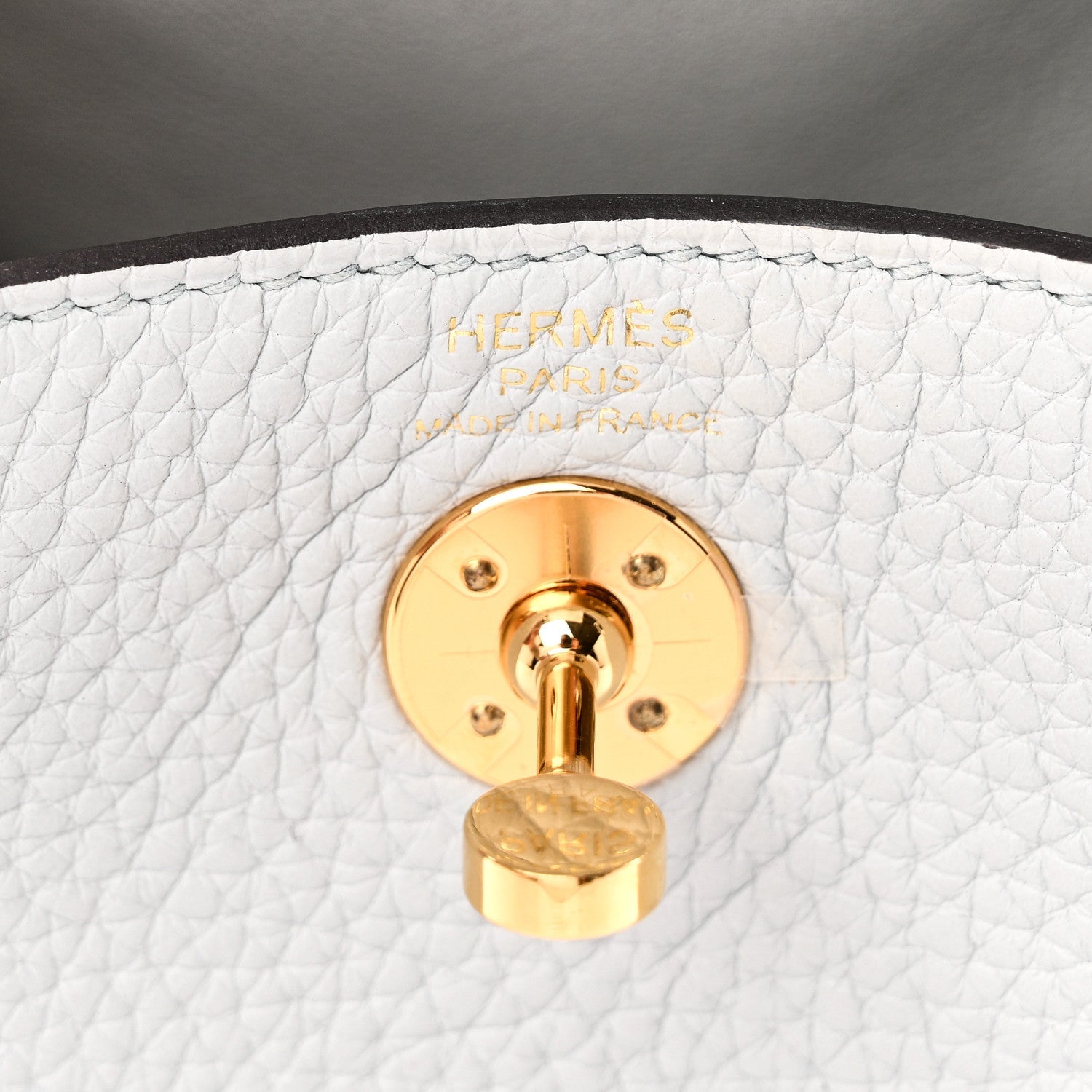 エルメス リンディ 20 Bleu Pale トリヨンクレマンス ゴールド金具 HERMES LINDY 20 BLEU PALE TAURILLON CLEMENCE GOLD HARDWARE