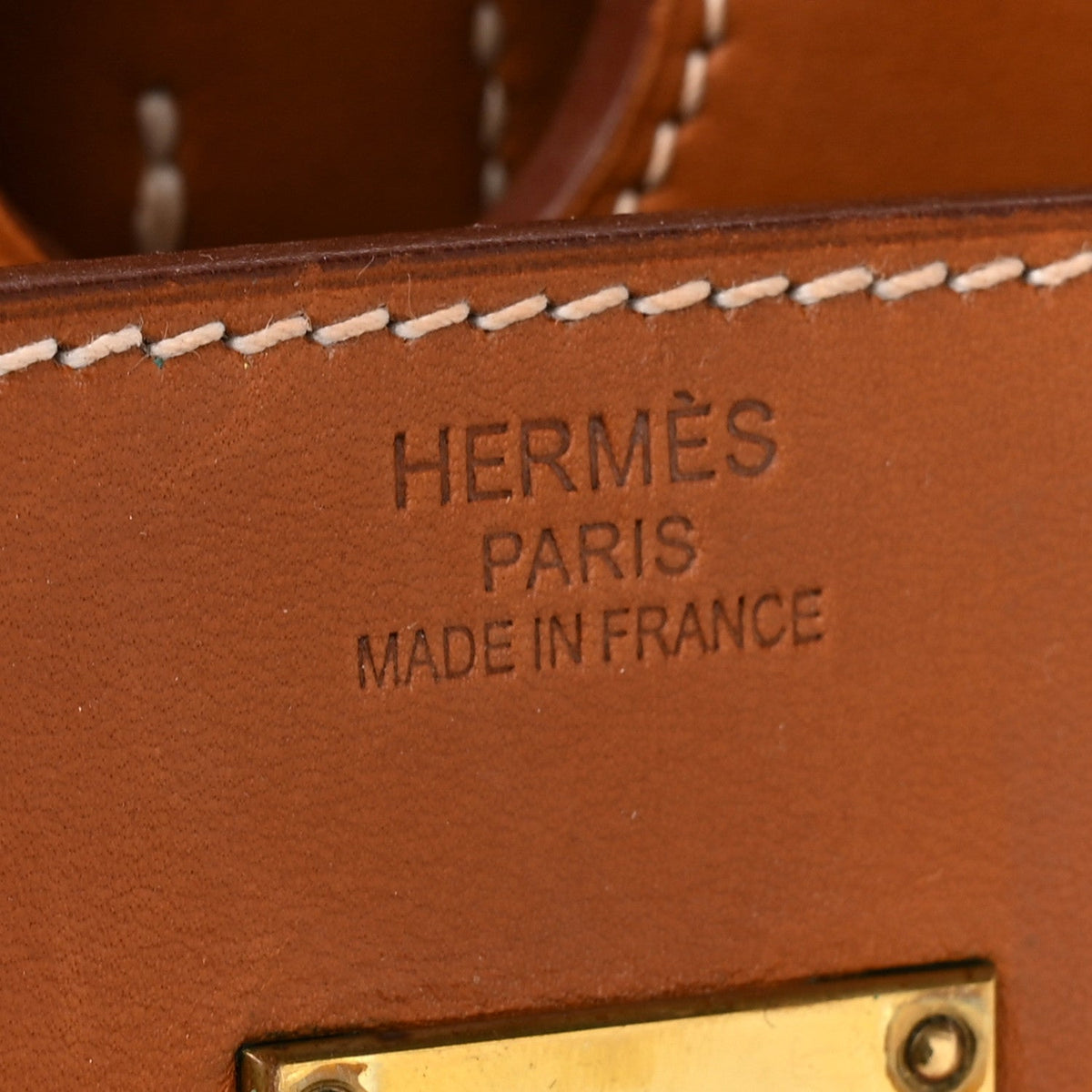Hermes Birkin 40 Haut A Courroies HAC Fauve Paprika Barenia / Toile Gold Hardware