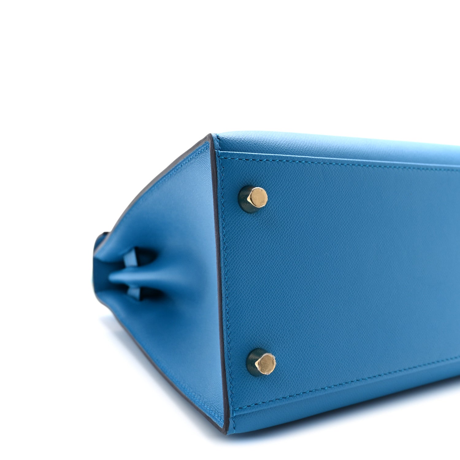 エルメス ケリー 28 外縫い Bleu Frida エプソン ゴールド金具 HERMES KELLY 28 SELLIER BLEU FRIDA EPSOM GOLD HARDWARE