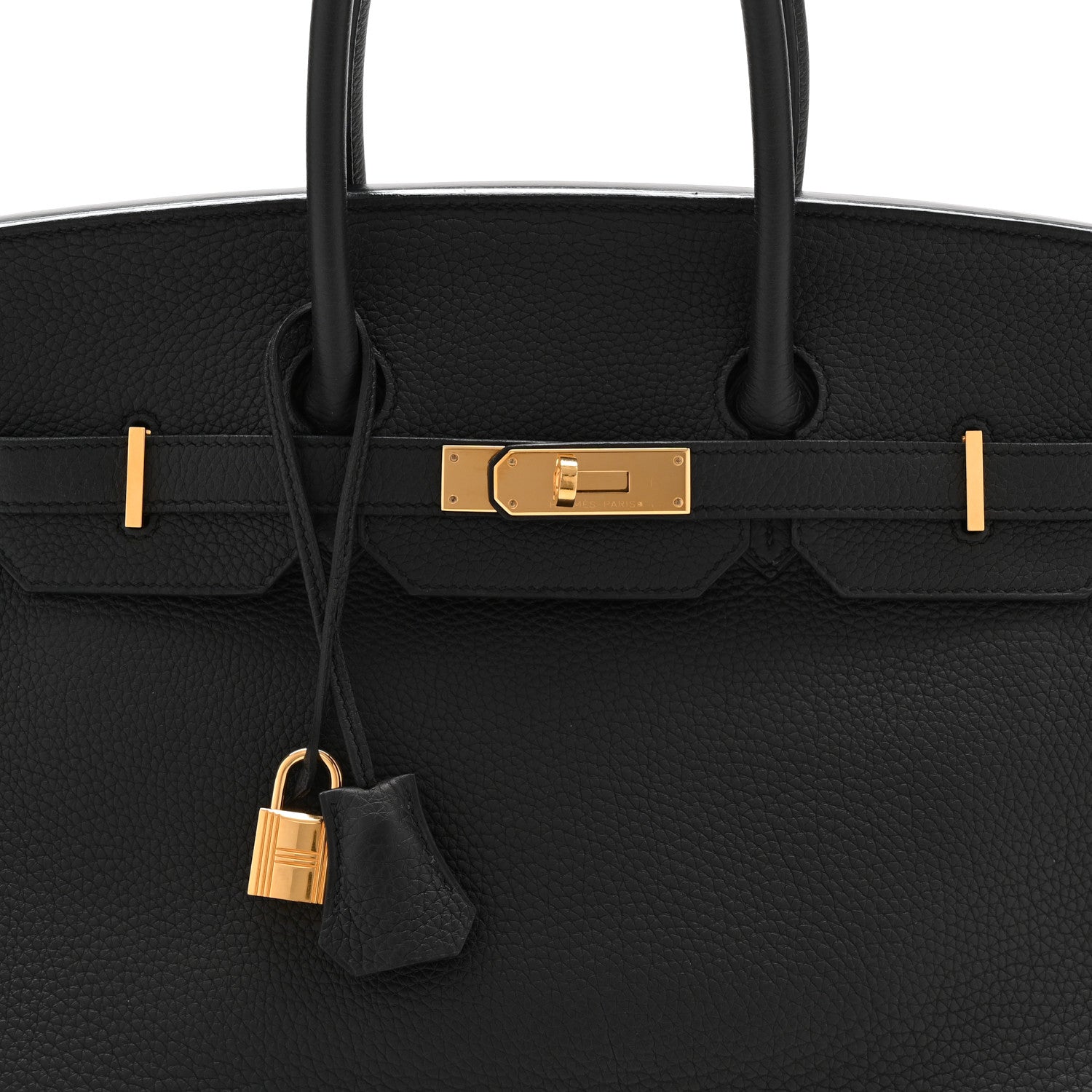 HERMES BIRKIN 35 BLACK TOGO GOLD HARDWARE