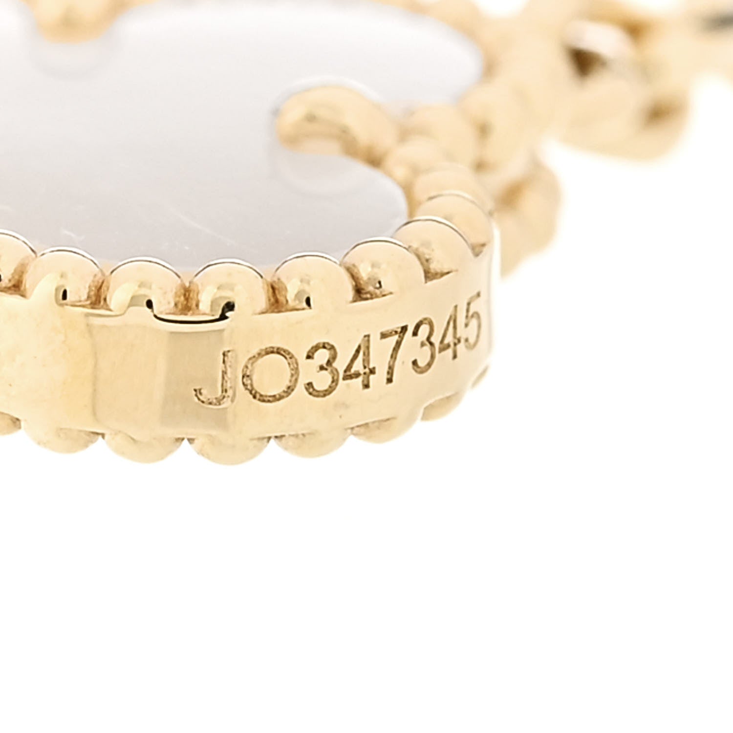 ヴァンクリーフ&アーペル ヴィンテージアルハンブラ 5モチーフ ブレスレット マザーオブパール 18K イエローゴールド VAN CLEEF & ARPELS VINTAGE ALHAMBRA 5 MOTIFS BRACELET MOTHER OF PEARL 18K YELLOW GOLD