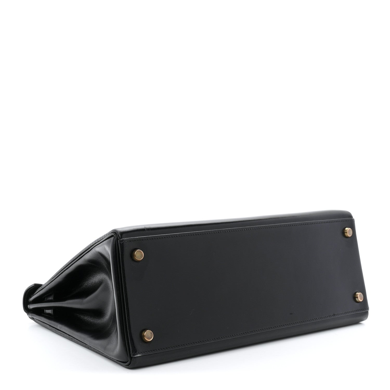 エルメス ケリー32 内縫い Black ボックス ゴールド金具 HERMES KELLY32 RETOURNE BLACK BOX GOLD HARDWARE