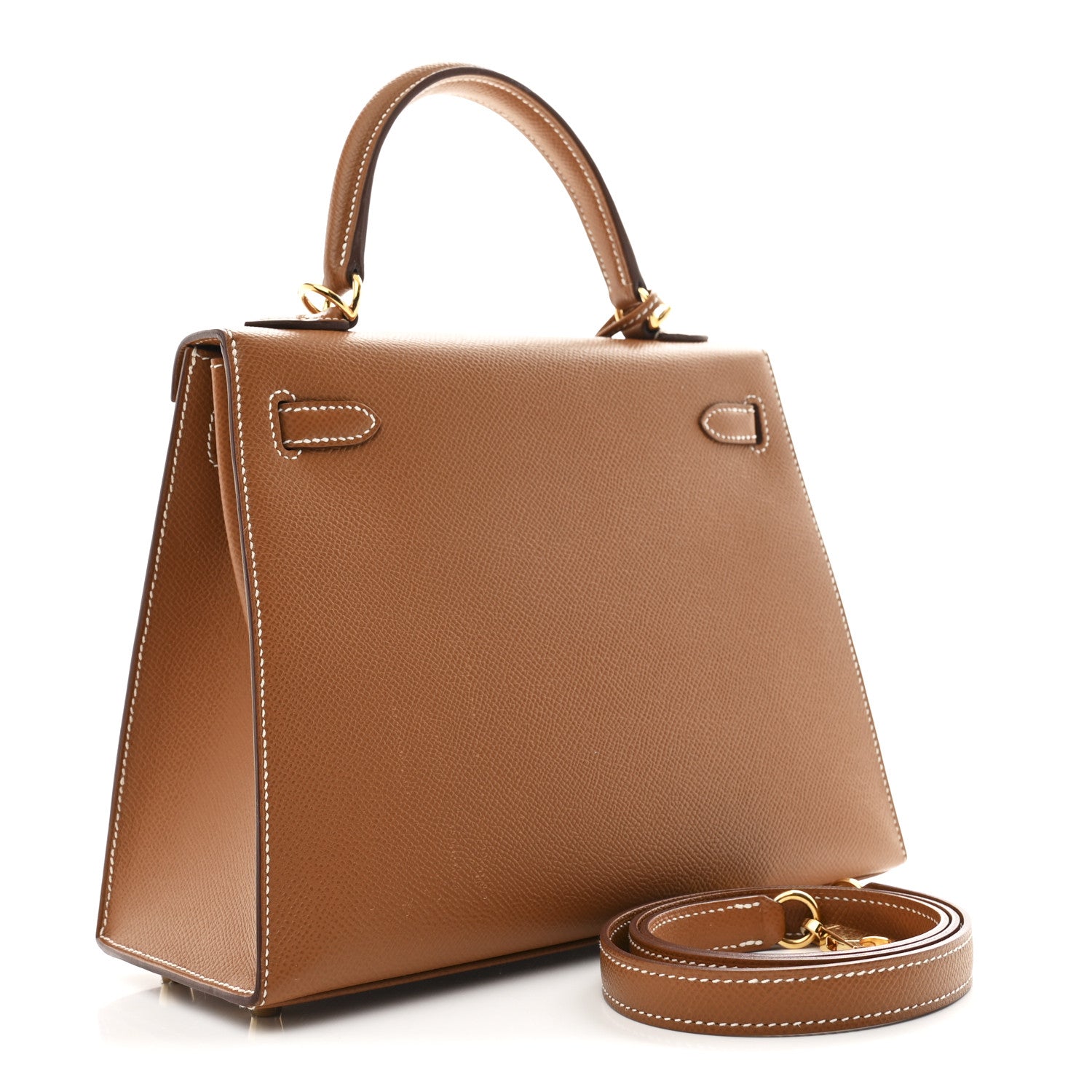 HERMES KELLY 25 SELLIER GOLD EPSOM GOLD HARDWARE