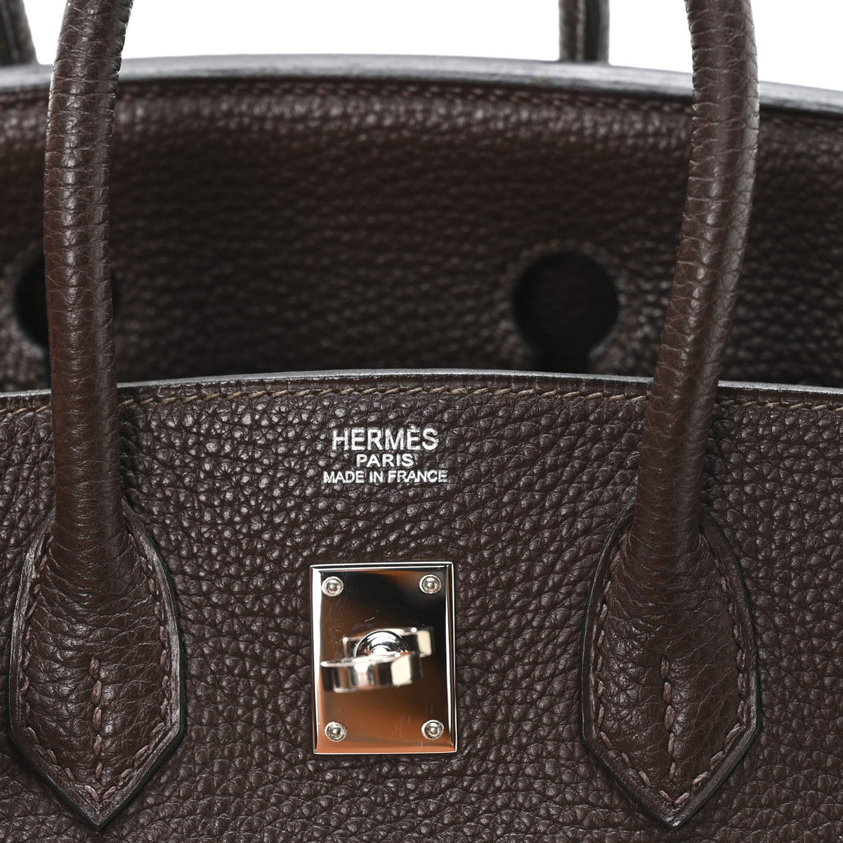 エルメス バーキン 25 Chocolate トゴ シルバー金具 HERMES BIRKIN 25 CHOCOLATE TOGO SILVER HARDWARE