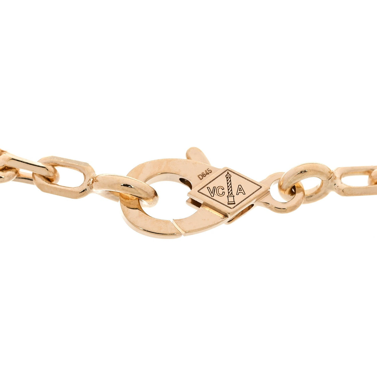 VAN CLEEF & ARPELS VINTAGE ALHAMBRA 5 MOTIFS BRACELET CARNELIAN 18K YELLOW GOLD