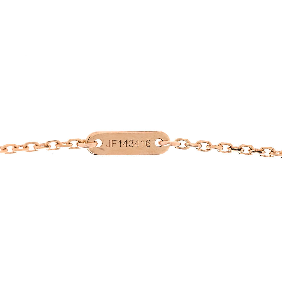 ヴァンクリーフ&アーペル スウィートアルハンブラ ペンダントネックレス 18K ローズゴールド VAN CLEEF & ARPELS SWEET ALHAMBRA PENDANT NECKLACE 18K ROSE GOLD