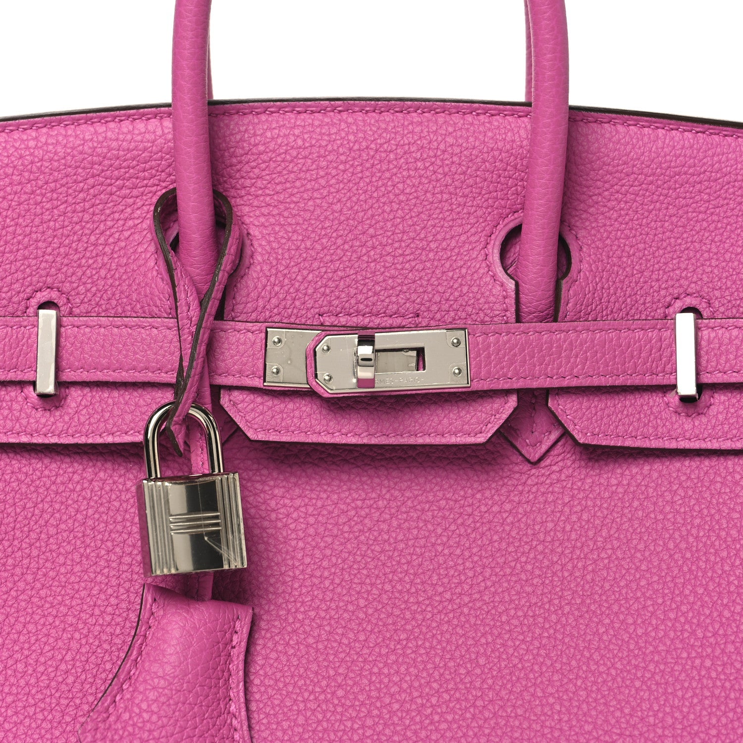 HERMES BIRKIN 25 MAGNOLIA TOGO SILVER HARDWARE