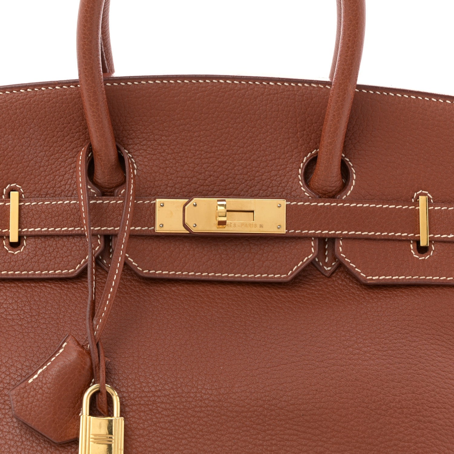 HERMES BIRKIN 35 GOLD TAURILLON CLEMENCE GOLD HARDWARE