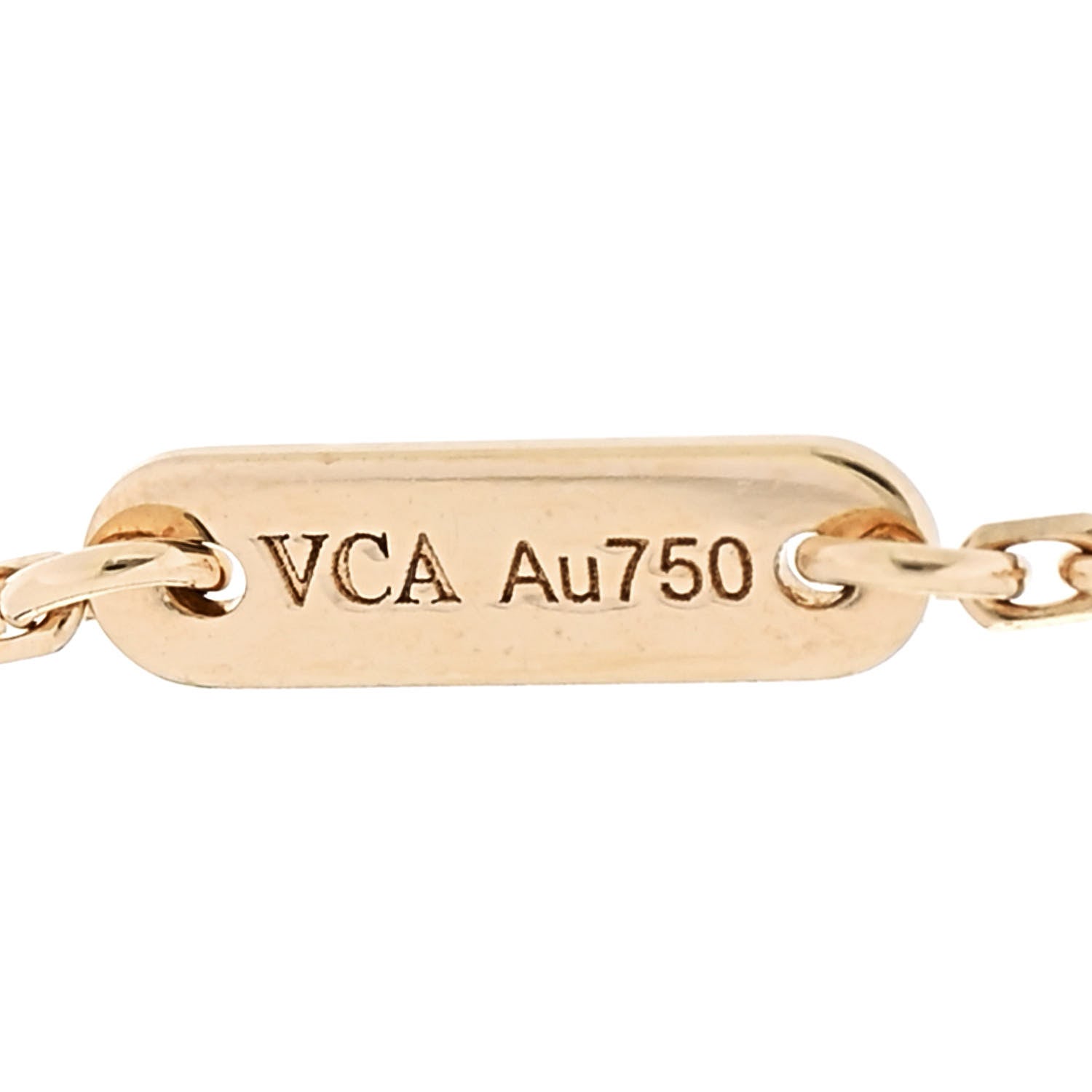 Van Cleef & Arpels Sweet Alhambra Bracelet White Mother-of-Pearl 18K Yellow Gold