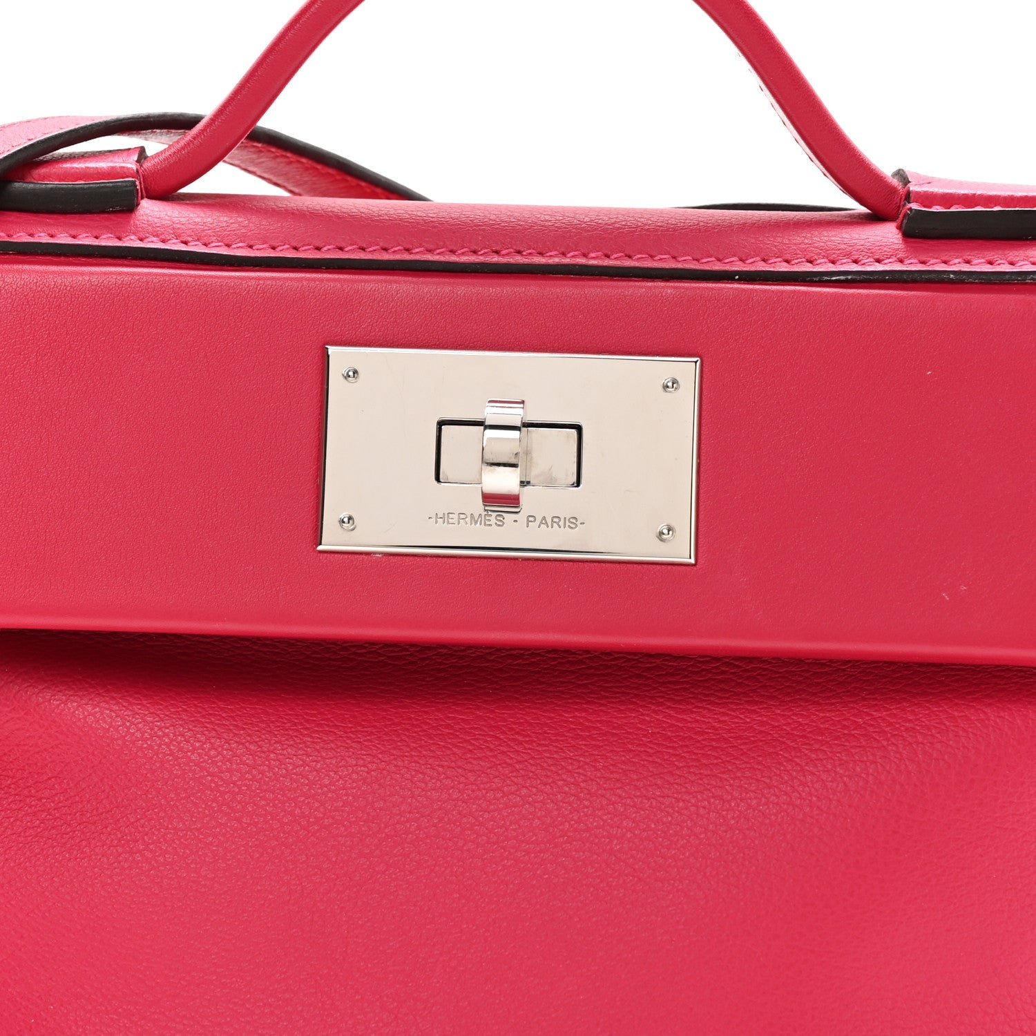 エルメス 24/24 ミニヴァンキャトル 21 Framboise エバーカラー / スイフト シルバー金具 HERMES 24/24 21 FRAMBOISE EVERCOLOR / SWIFT SILVER HARDWARE