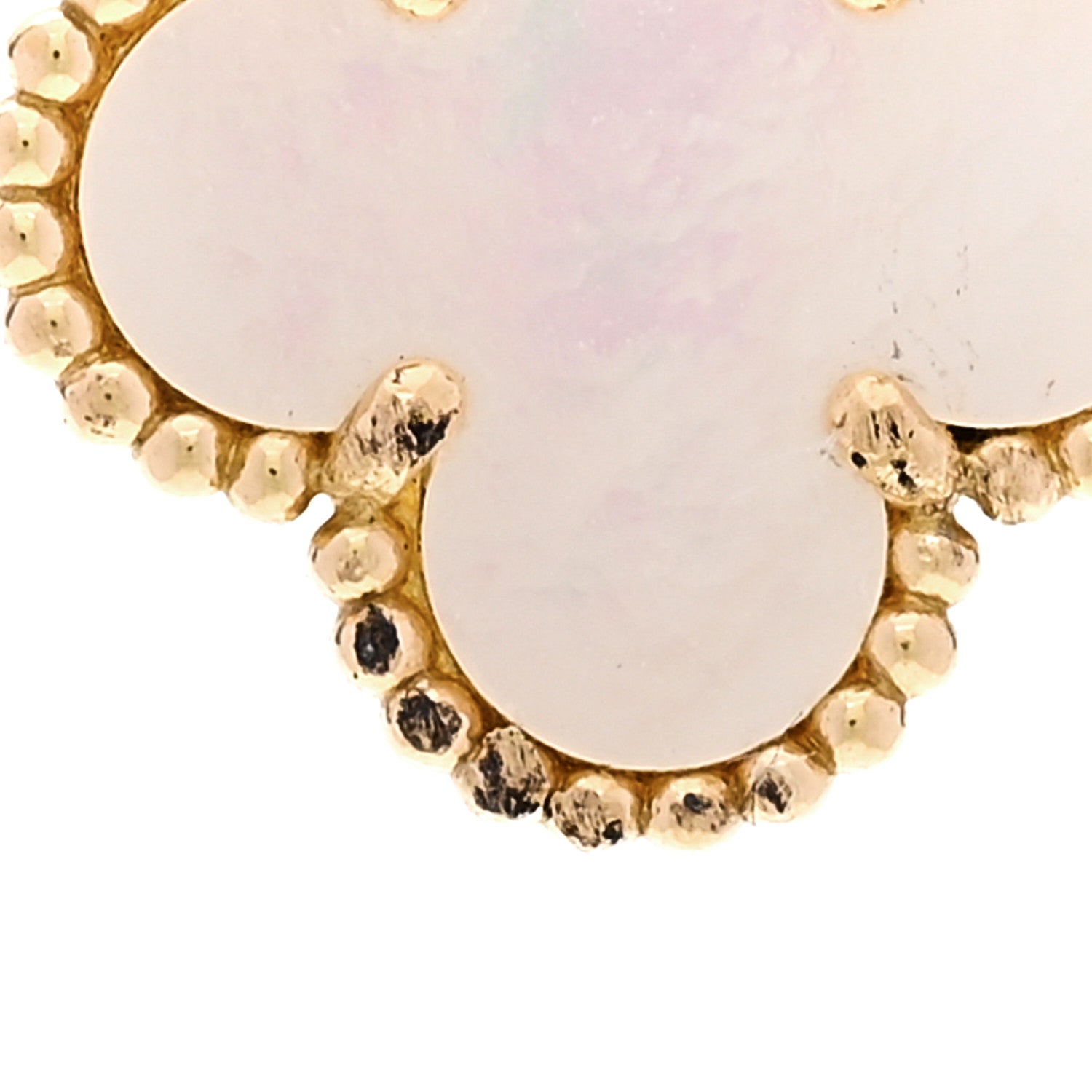 ヴァンクリーフ&アーペル ヴィンテージアルハンブラ ペンダントネックレス マザーオブパール 18K イエローゴールド VAN CLEEF & ARPELS VINTAGE ALHAMBRA PENDANT NECKLACE MOTHER OF PEARL 18K YELLOW GOLD