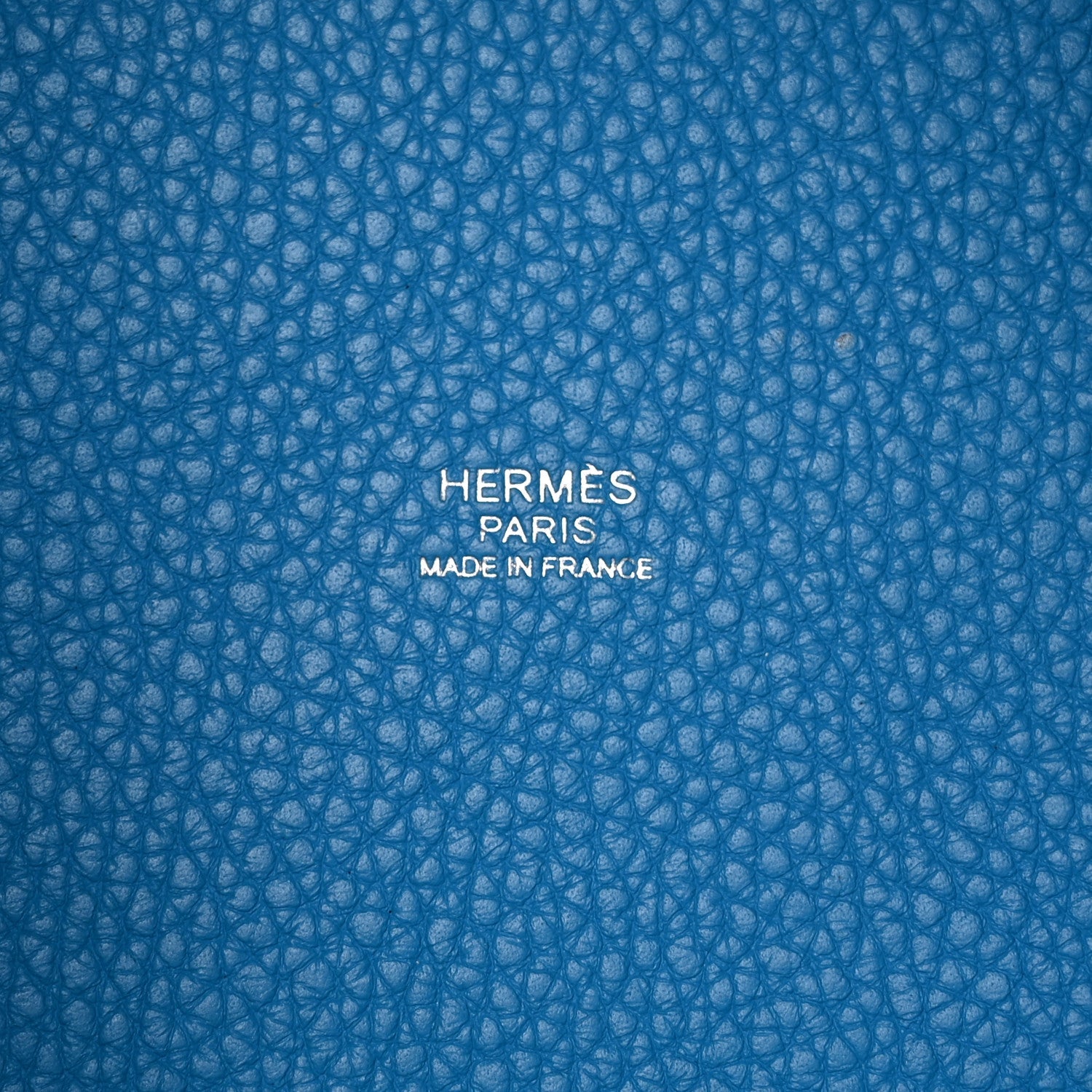 HERMES PICOTIN LOCK PM 18 BLEU FRIDA TAURILLON CLEMENCE SILVER HARDWARE