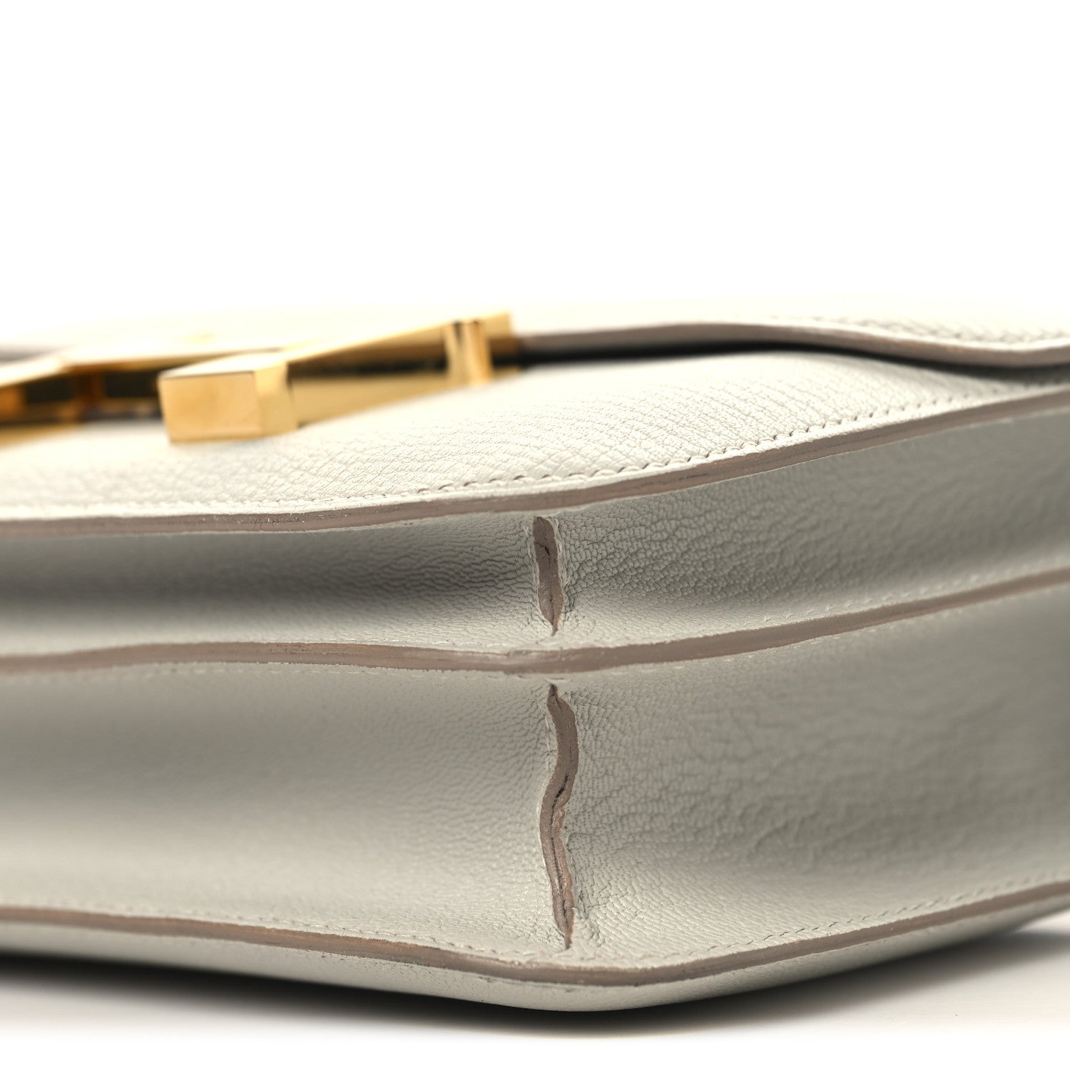 エルメス ミニコンスタンス 18 Gris Perle シェーブルミゾール ゴールド金具 HERMES MINI CONSTANCE 18 GRIS PERLE CHEVRE MYSORE GOLD HARDWARE