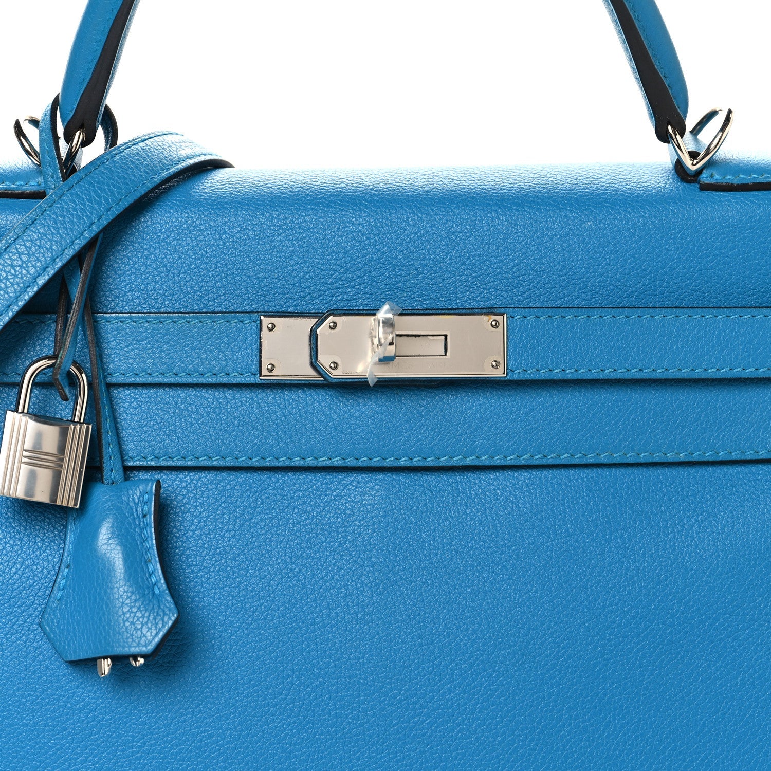 エルメス ケリー32 内縫い Bleu Zanzibar トゴ シルバー金具 HERMES KELLY32 RETOURNE BLEU ZANZIBAR TOGO SILVER HARDWARE