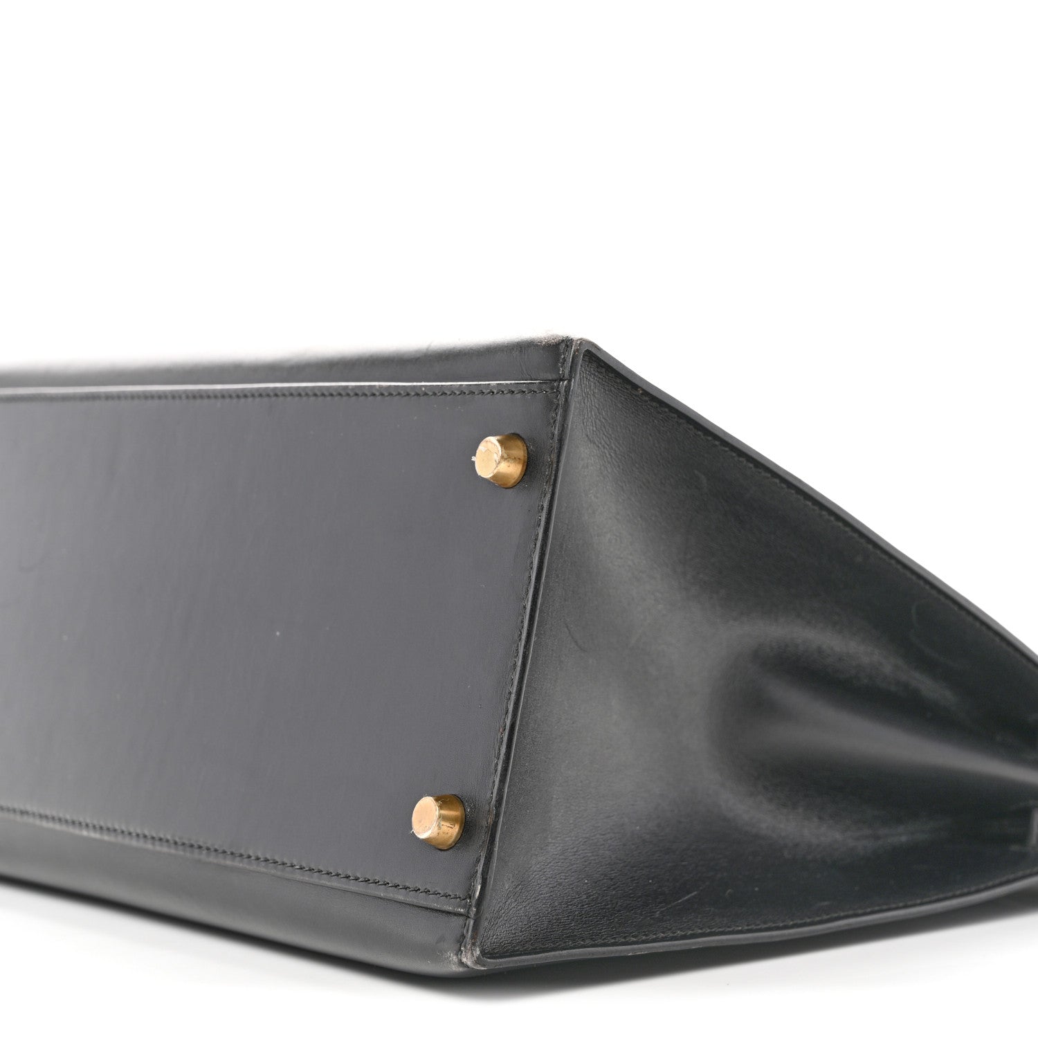 エルメス ケリー35 外縫い Black ボックス ゴールド金具 HERMES KELLY35 SELLIER BLACK BOX GOLD HARDWARE