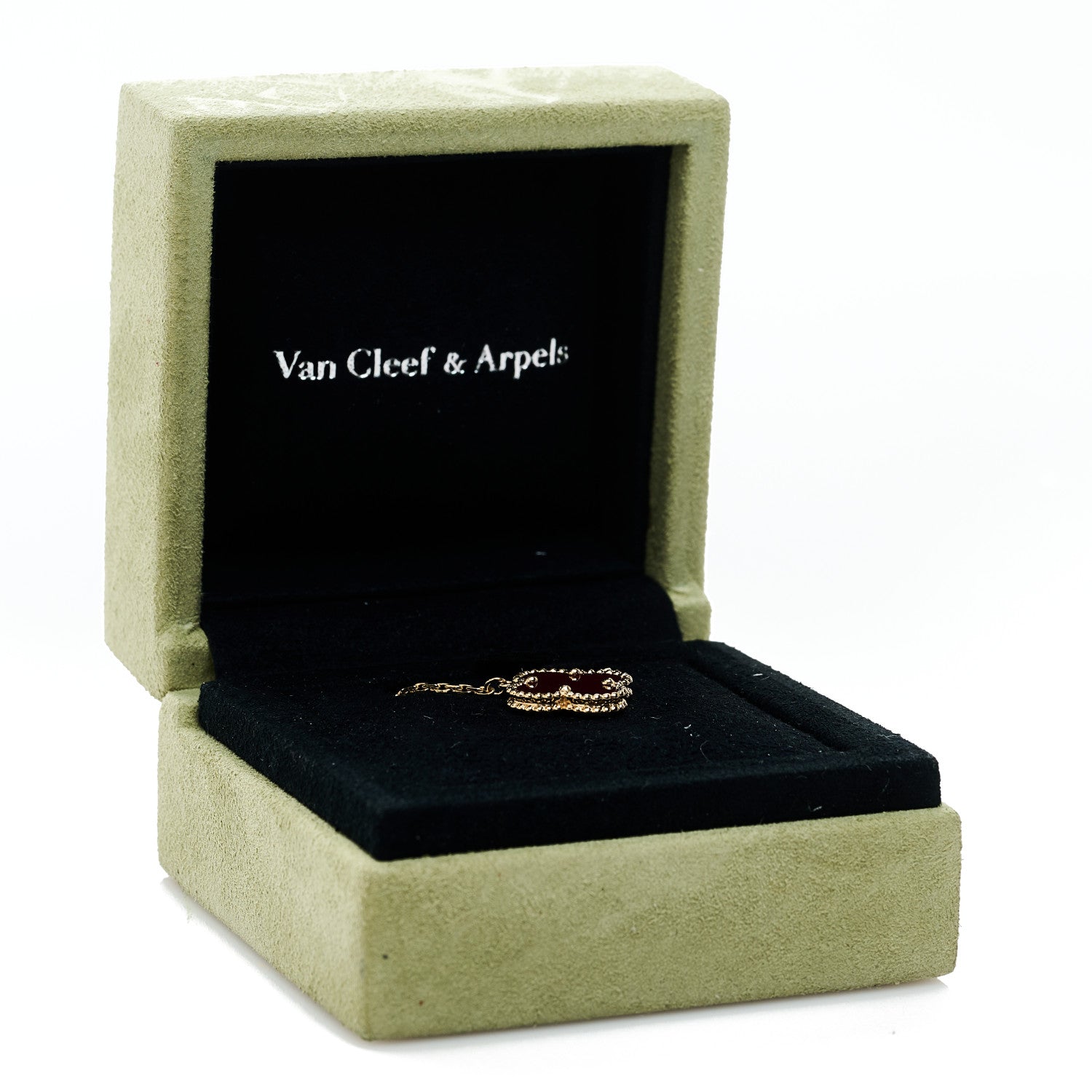 ヴァンクリーフ&アーペル ヴィンテージアルハンブラ ペンダントネックレス カーネリアン 18K イエローゴールド VAN CLEEF & ARPELS VINTAGE ALHAMBRA PENDANT NECKLACE CARNELIAN 18K YELLOW GOLD