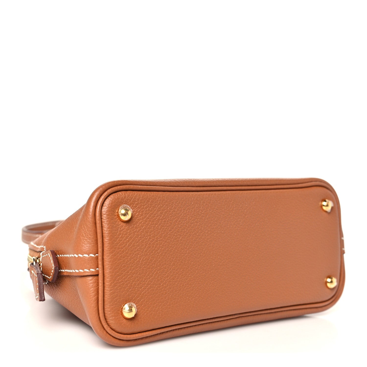 エルメス ミニボリード 1923 Gold エバーカラー シルバー金具 HERMES MINI BOLIDE 1923 GOLD EVERCOLOR SILVER HARDWARE