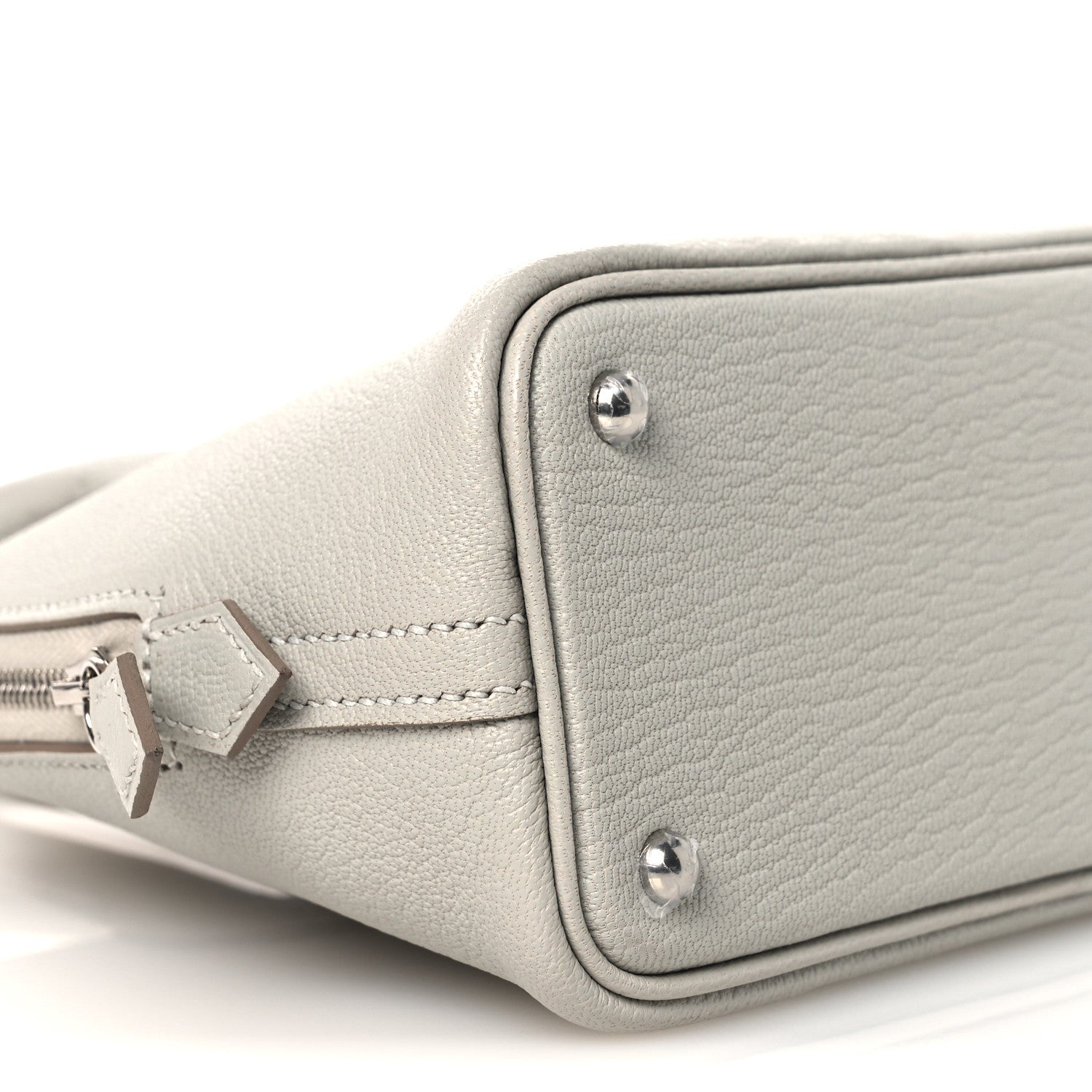 エルメス ミニ ボリード 1923 Gris Perle シェーブルミゾール ローズゴールド金具 HERMES MINI BOLIDE 1923 GRIS PERLE CHEVRE MYSORE ROSE GOLD HARDWARE
