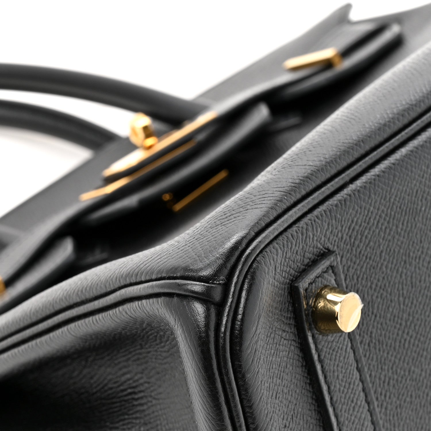 HERMES BIRKIN 30 BLACK EPSOM GOLD HARDWARE