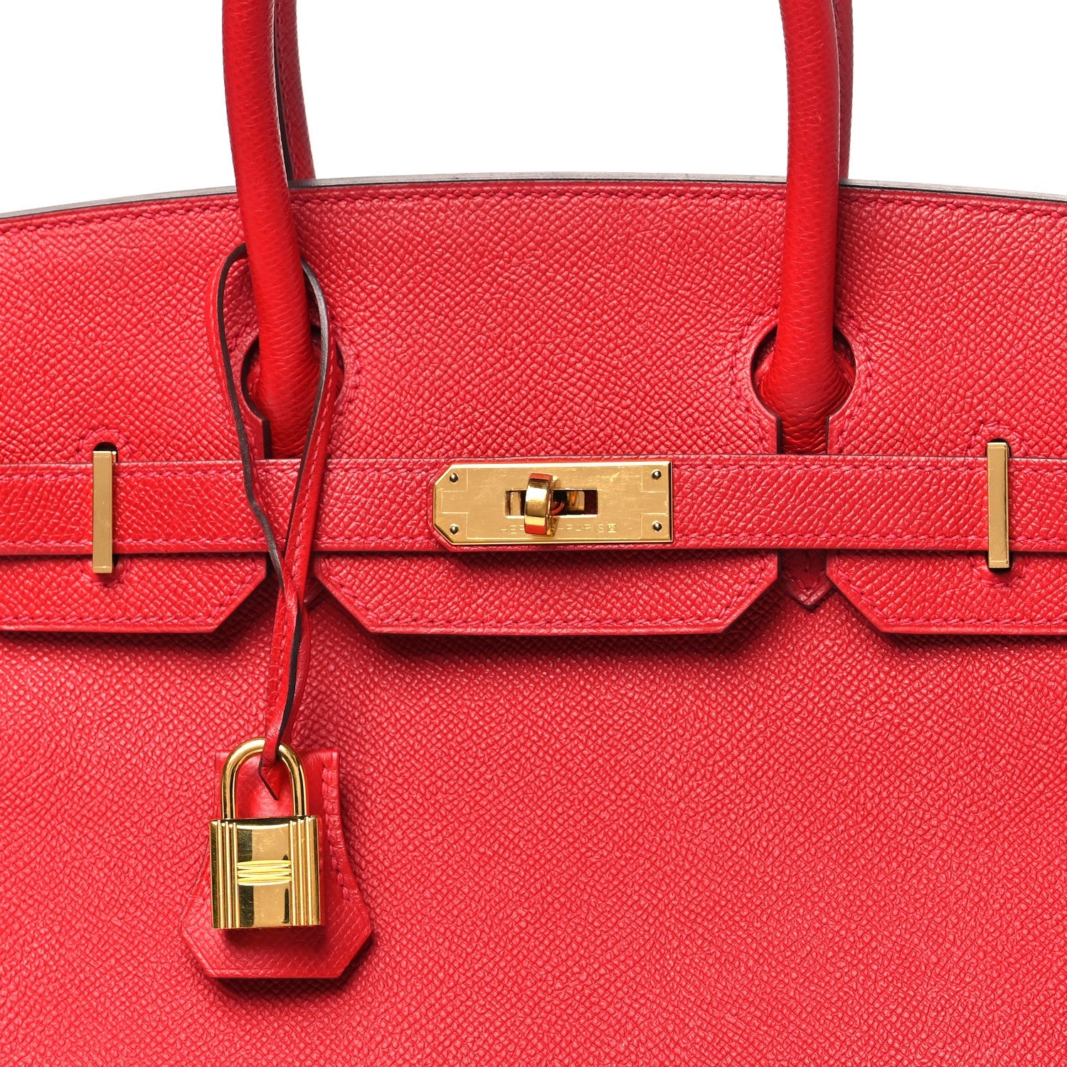 HERMES BIRKIN 30 ROUGE CASAQUE EPSOM GOLD HARDWARE
