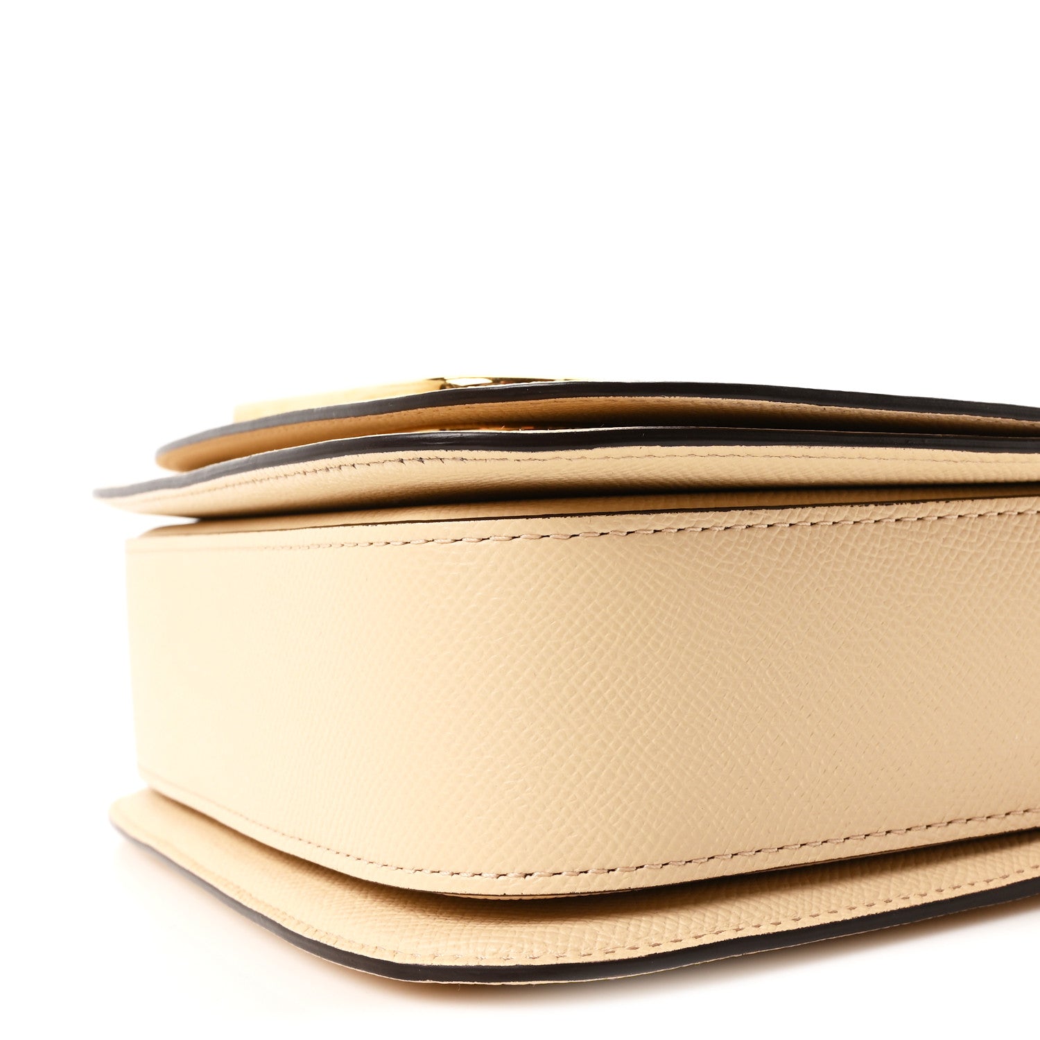 デルヴォー ランゴー ハンドバッグ Dune アルピナカーフスキン ゴールド金具/シルバー金具 DELVAUX LINGOT HANDBAG DUNE ALPINA CALFSKIN SILVER HARDWARE