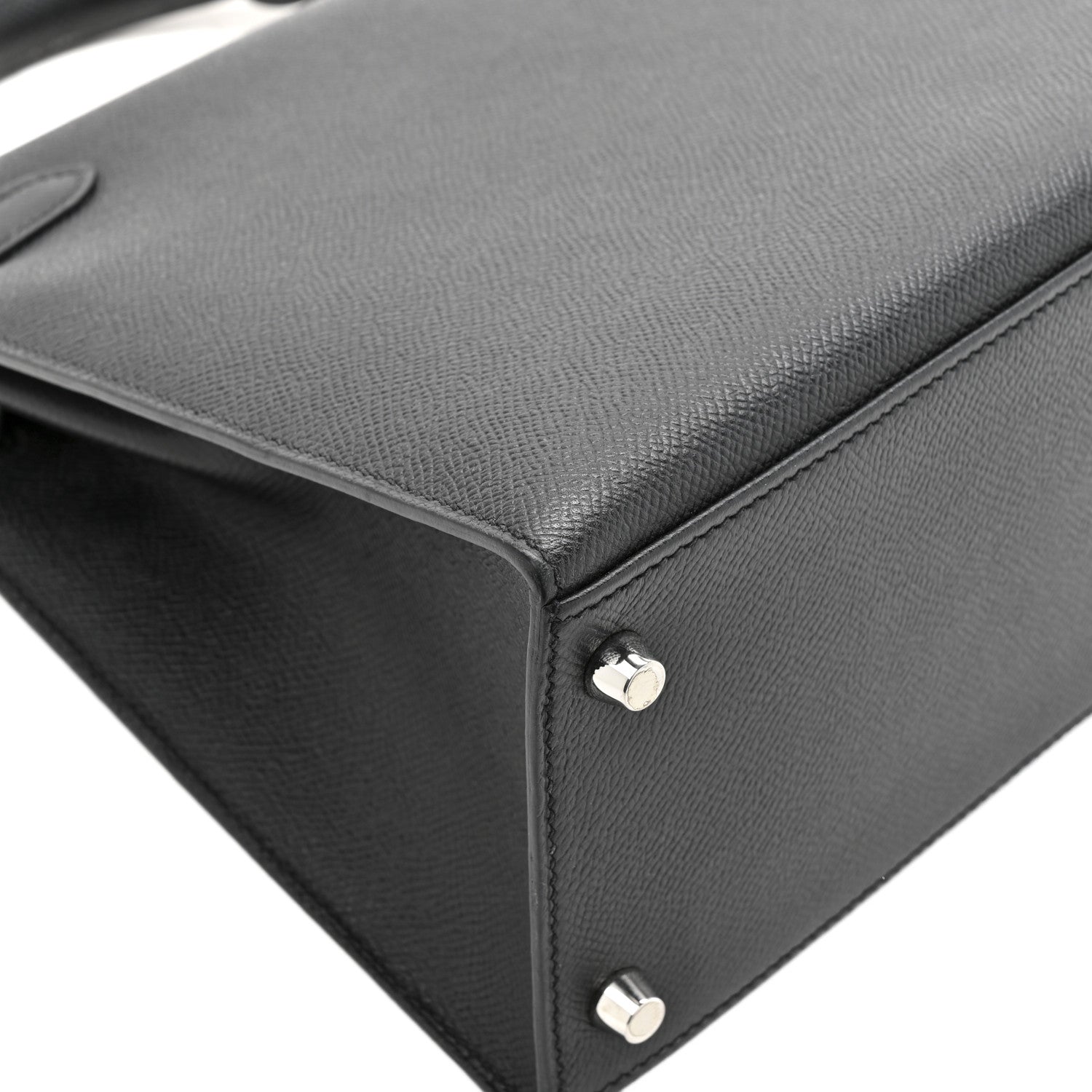 エルメス ケリー 28 外縫い Black エプソン シルバー金具 HERMES KELLY 28 SELLIER BLACK EPSOM SILVER HARDWARE