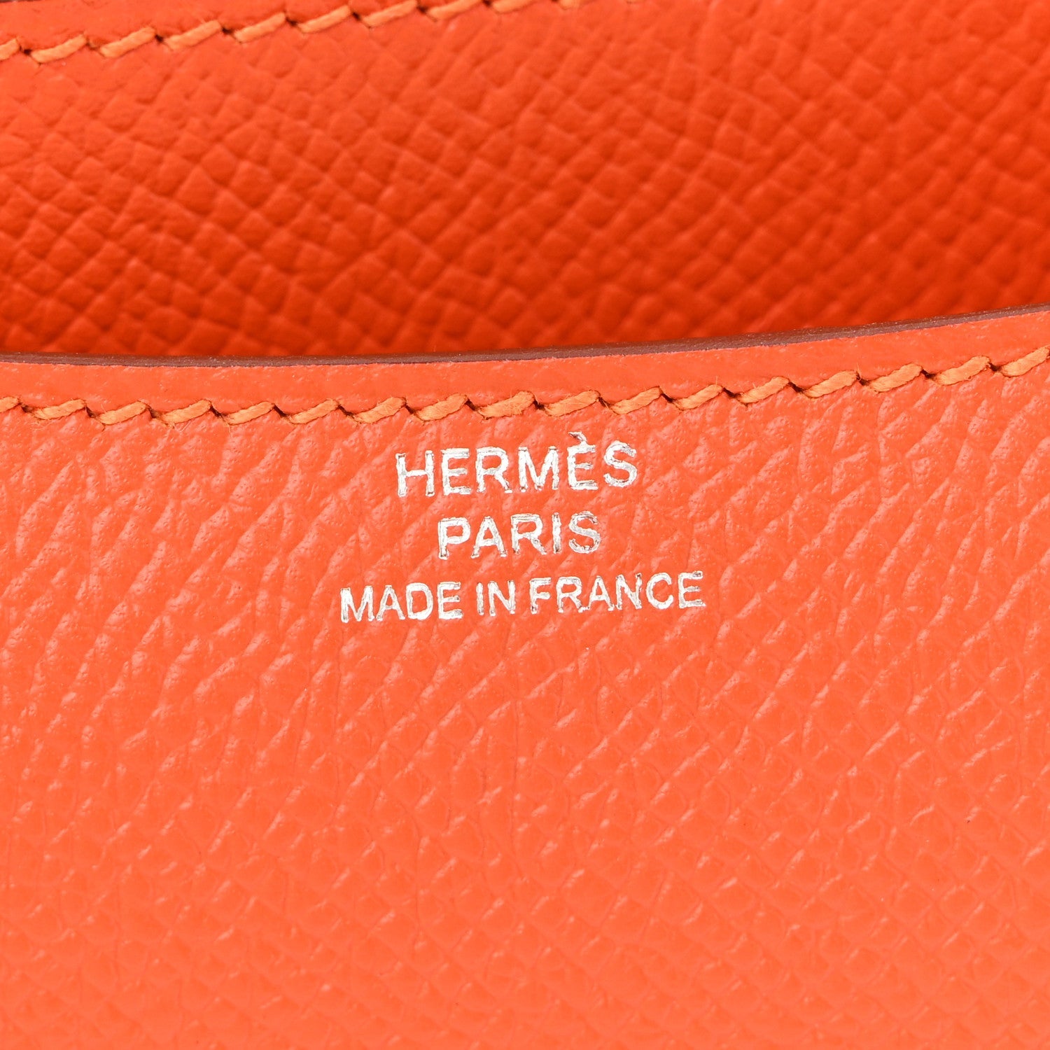 エルメス ミニコンスタンス 18 Feu エプソン シルバー金具 HERMES MINI CONSTANCE 18 FEU EPSOM SILVER HARDWARE