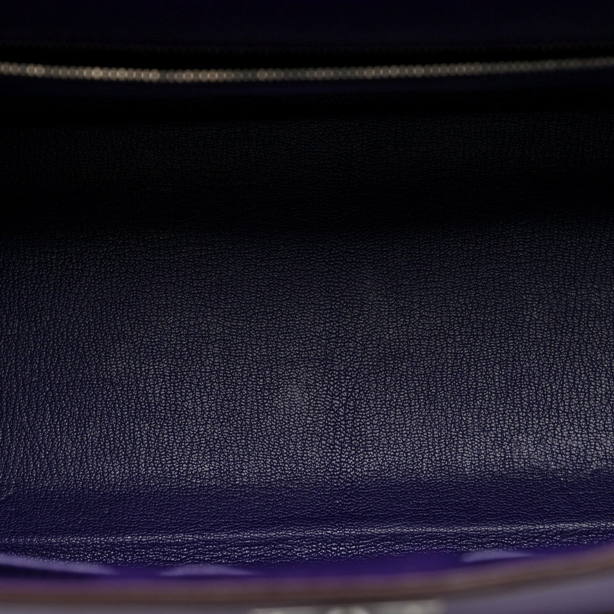 Hermes Kelly 35 Sellier Iris Epsom Silver Hardware