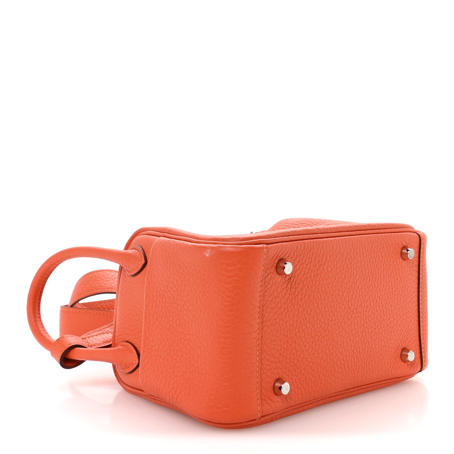 エルメス ミニリンディ 20 Feu トリヨンクレマンス シルバー金具 HERMES MINI LINDY 20 FEU TAURILLON CLEMENCE SILVER HARDWARE