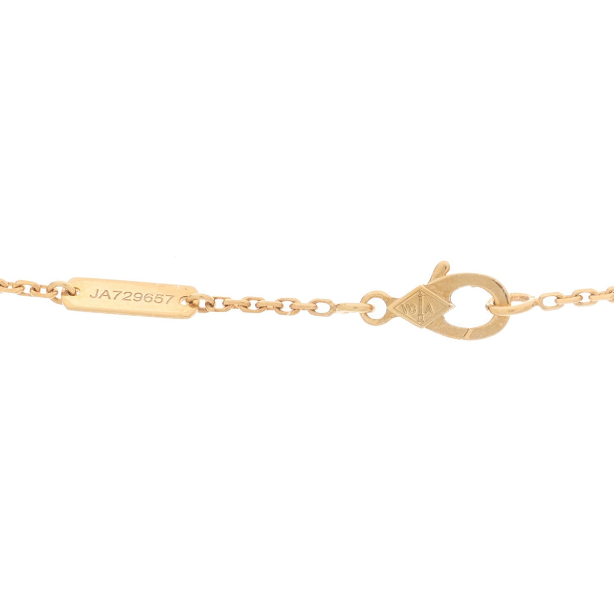 ヴァンクリーフ&アーペル ヴィンテージアルハンブラ ペンダントネックレス ギョーシェ 18K イエローゴールド VAN CLEEF & ARPELS VINTAGE ALHAMBRA PENDANT NECKLACE GUILLOCHÉ 18K YELLOW GOLD