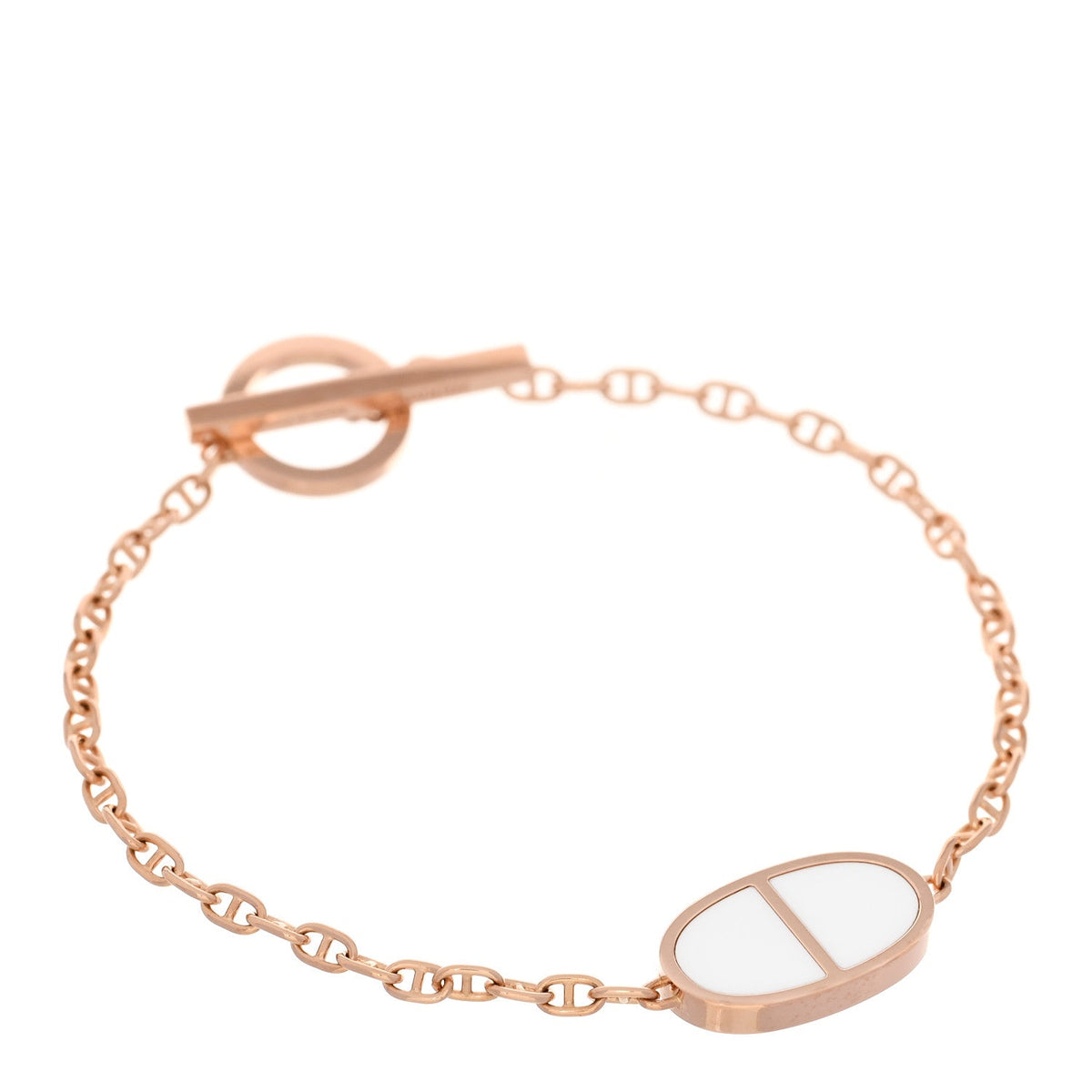 エルメス シェーヌダンクル ブレスレット 18K ローズゴールド HERMES CHAINE D'ANCRE BRACELET 18K ROSE GOLD