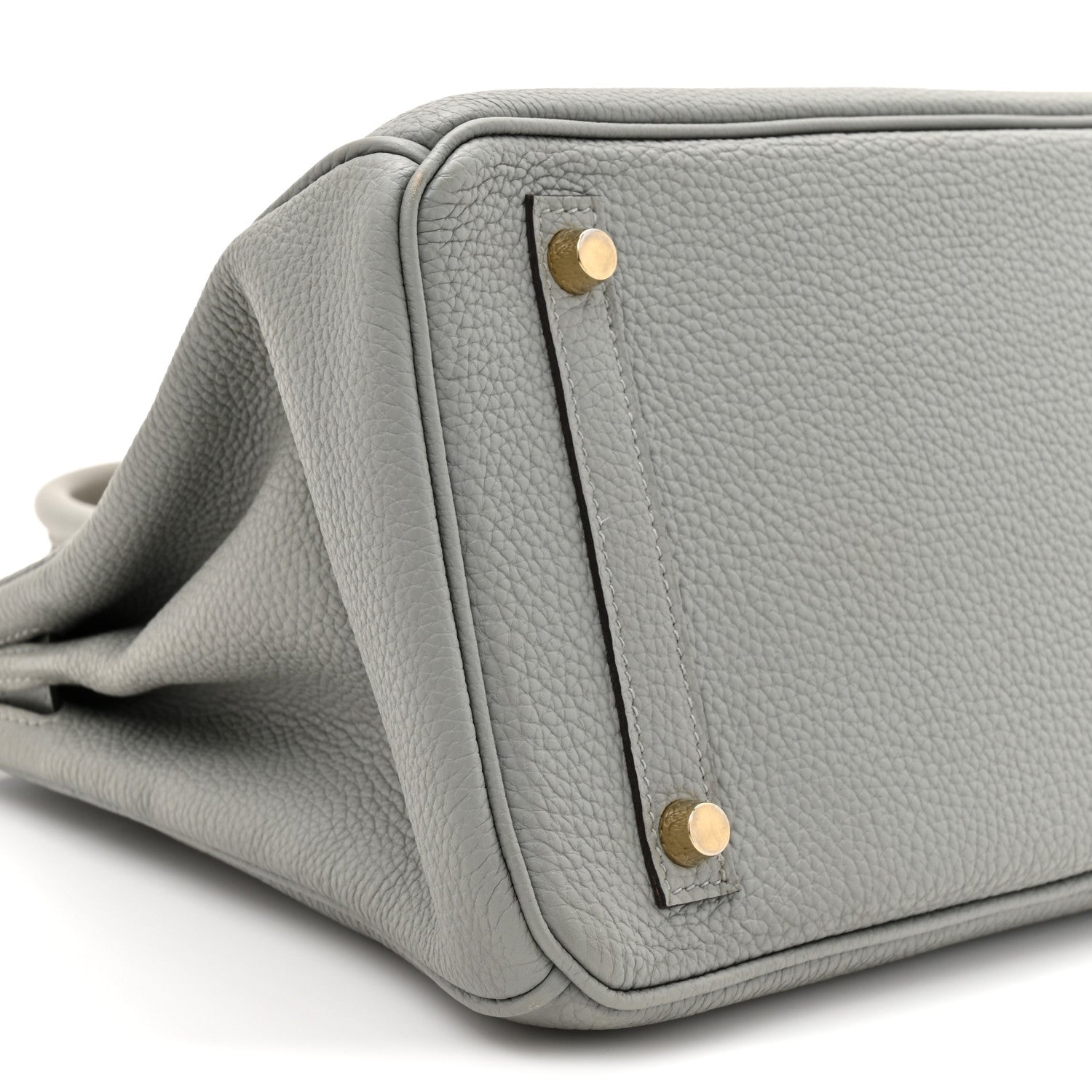 HERMES BIRKIN 30 GRIS MOUETTE TOGO GOLD HARDWARE